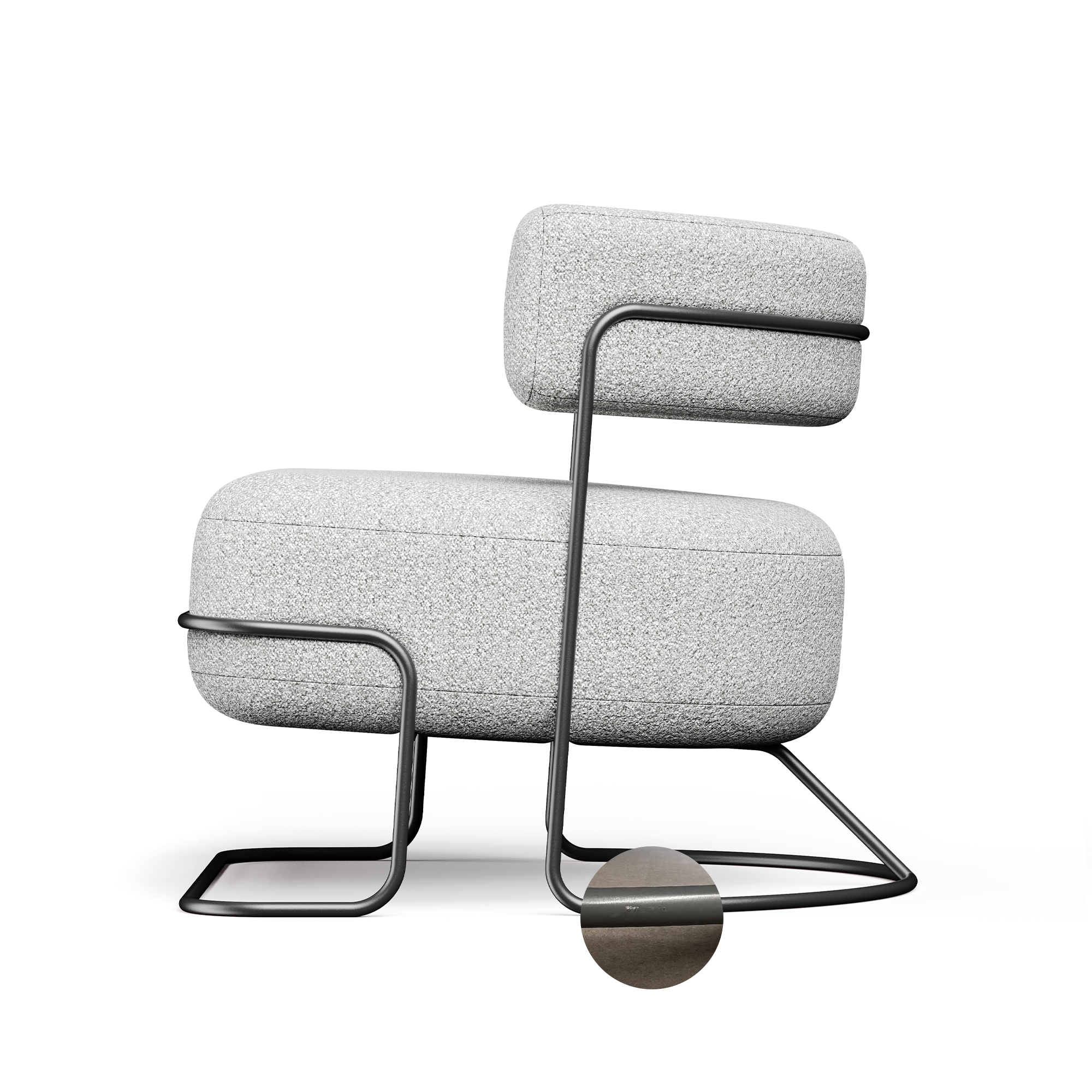 Grey Francis Chair 3 - Second