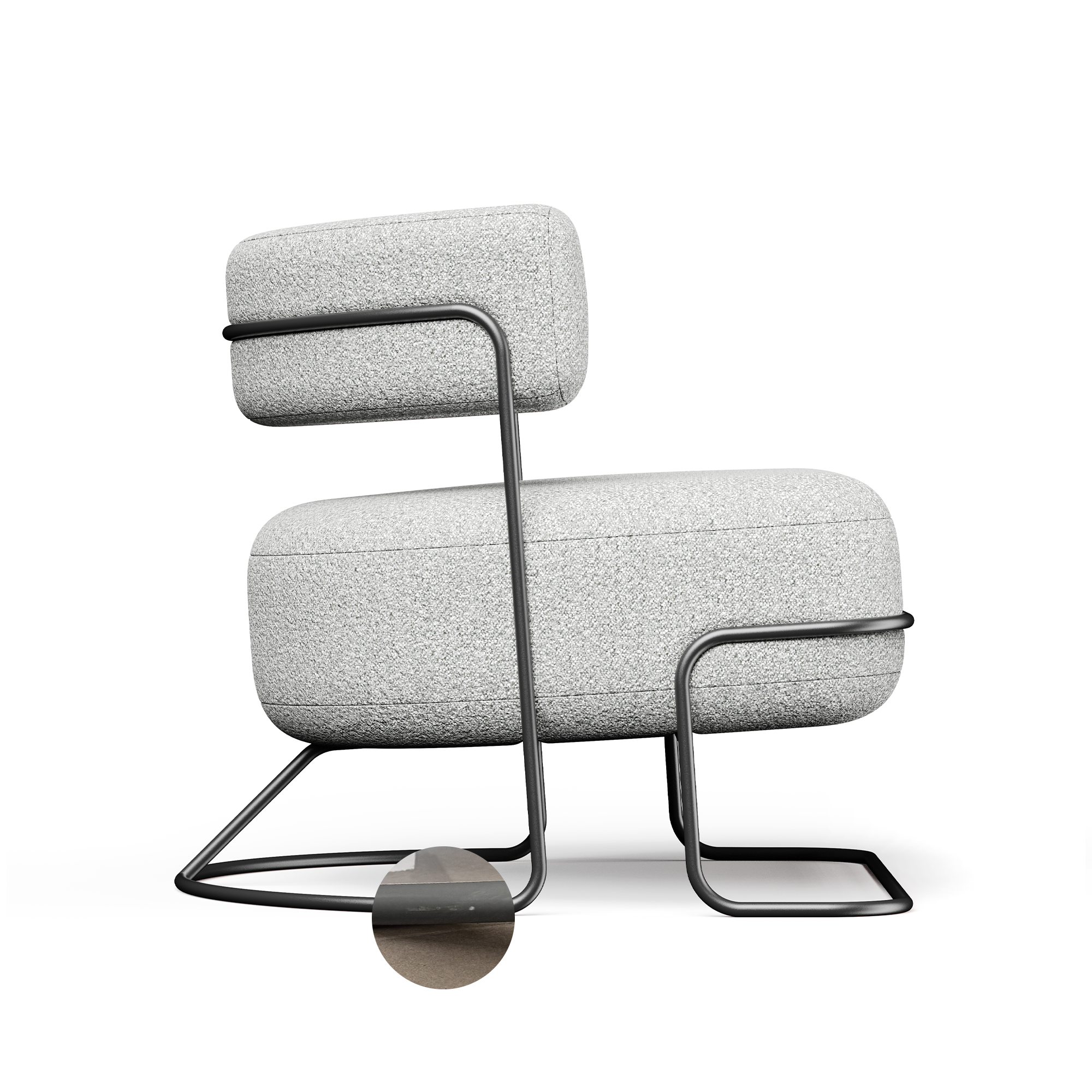 Grey Francis Chair 3 - Second