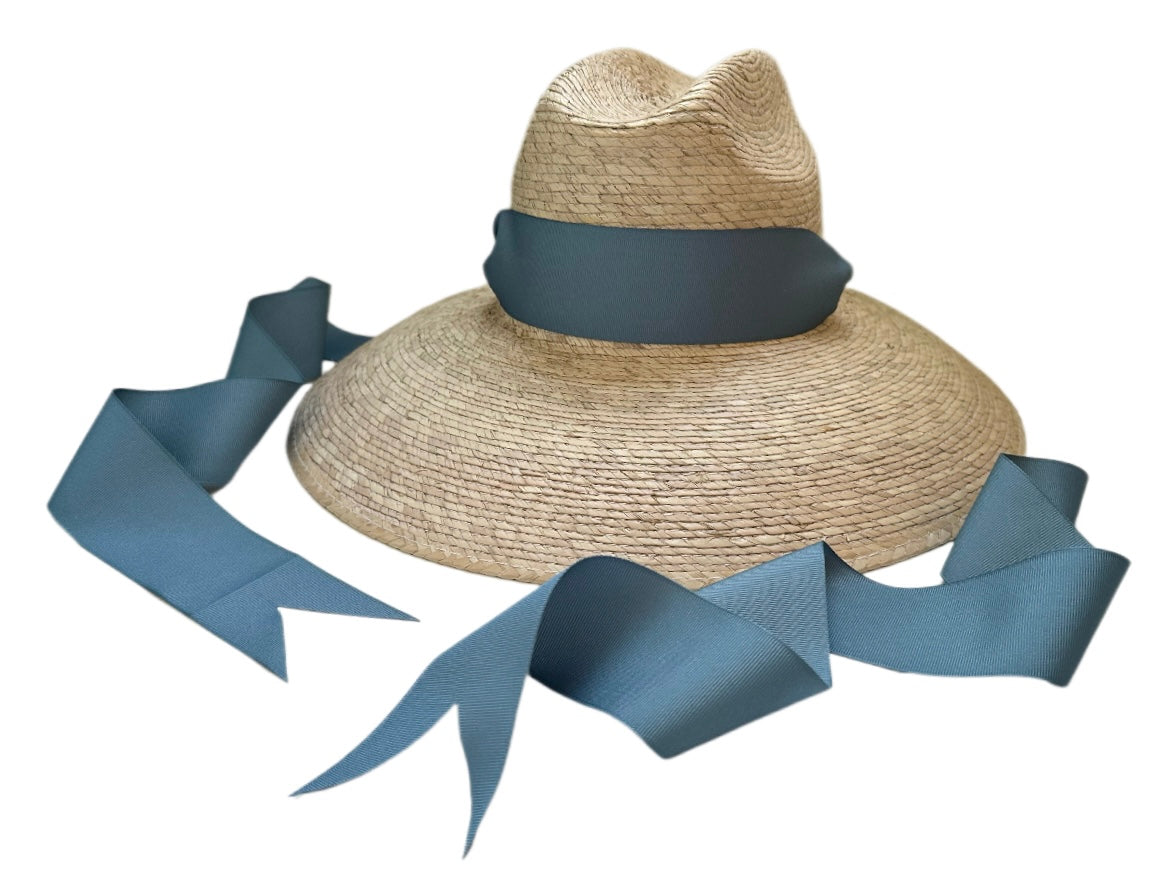 French Blue Grosgrain Ribbon - Long