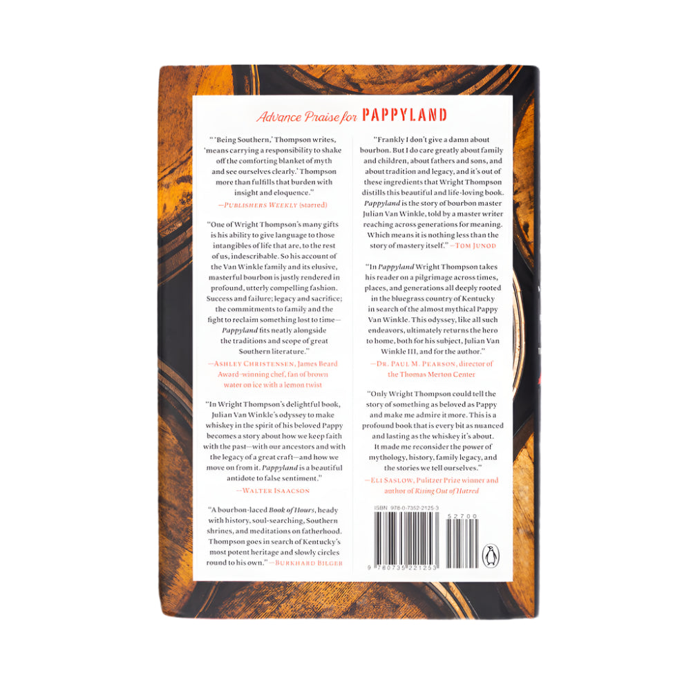 Back cover of a book with text and a barcode on a white background