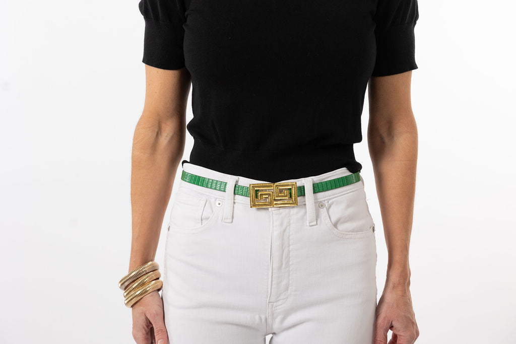 Greek Key Belt Buckle