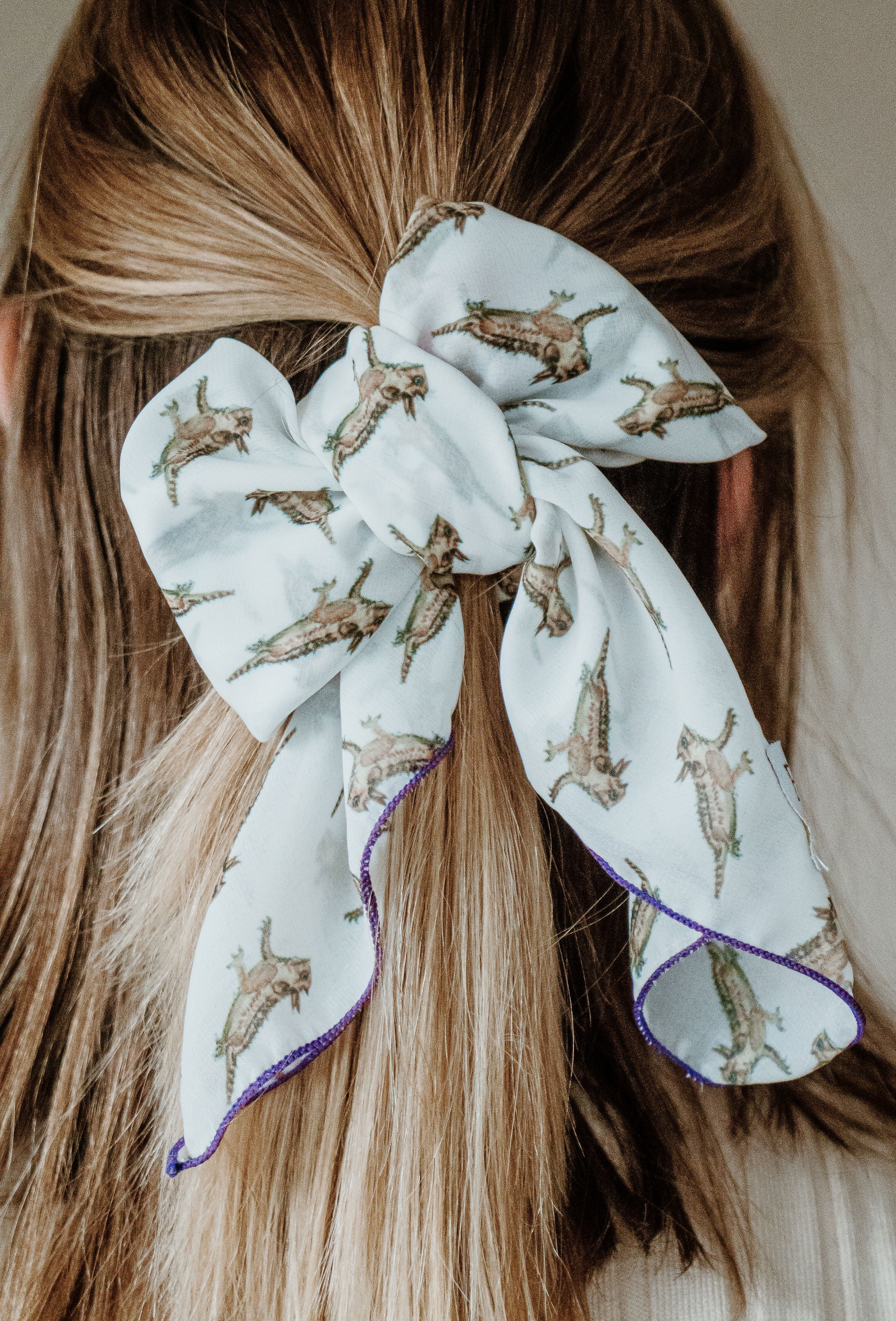 Horned Frogs Chiffon Scarf | 20" Square Scarf