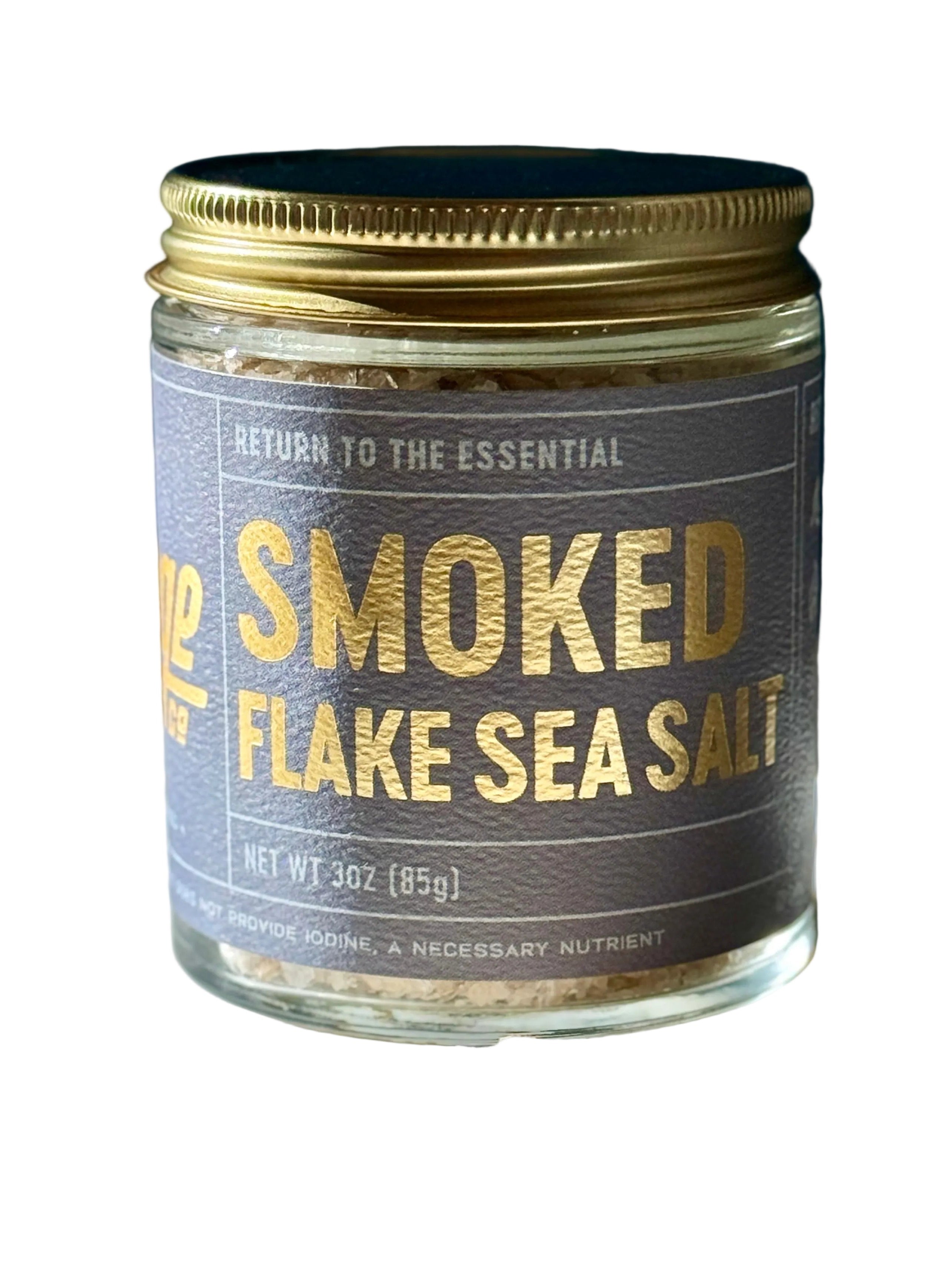 Smoked Flake Sea Salt - 3oz Jar