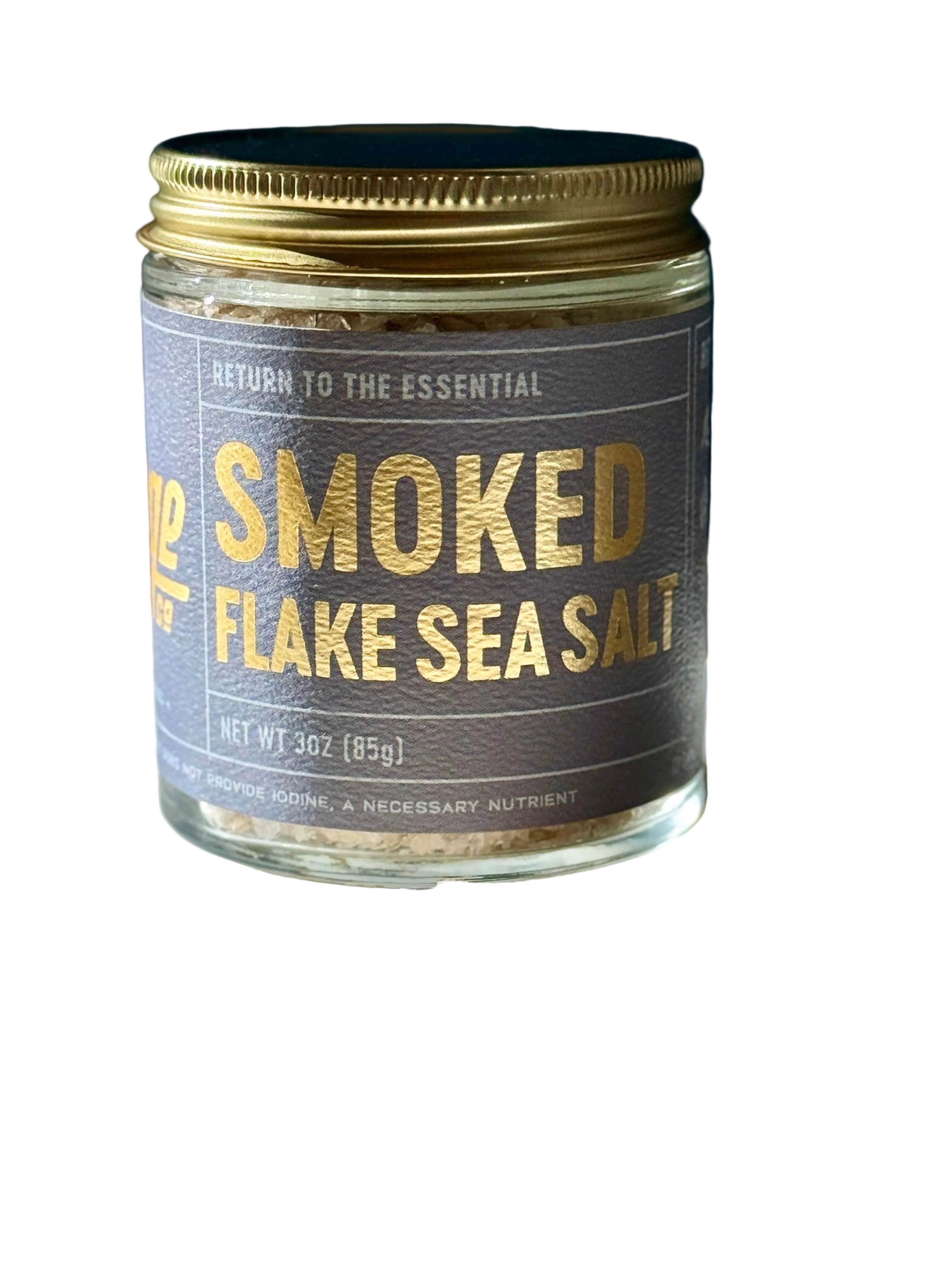 Smoked Flake Sea Salt - 3oz Jar