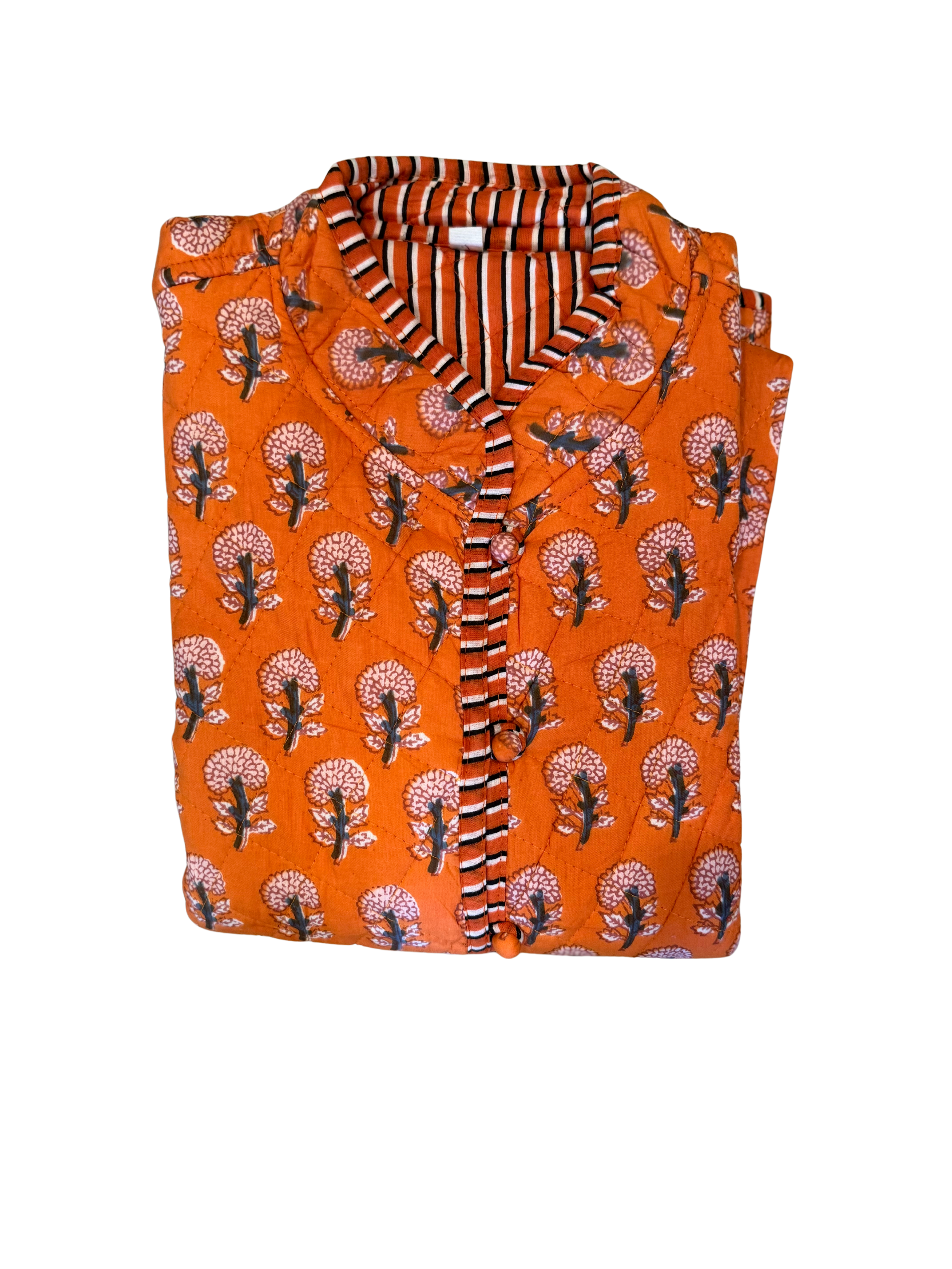 The Charlotte Jacket in Poppy Orange