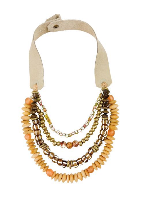 Luxe Layered Necklace | Brown