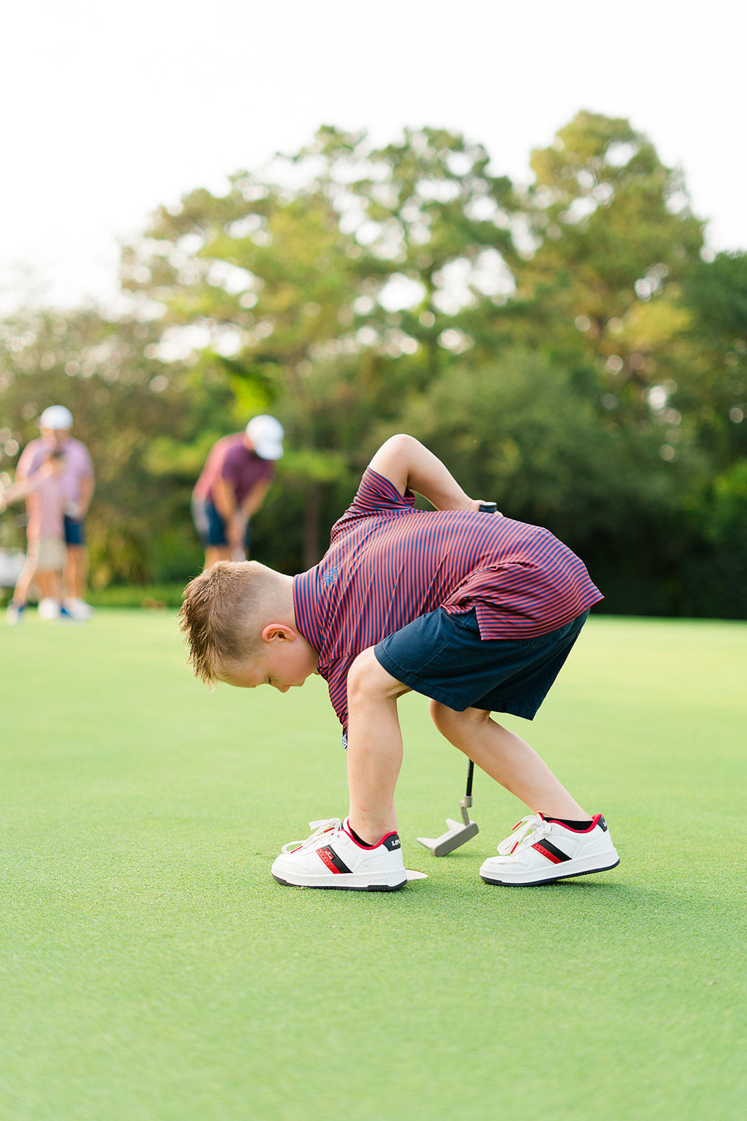 Little Jack "Stripe Show" Kids Golf Polo