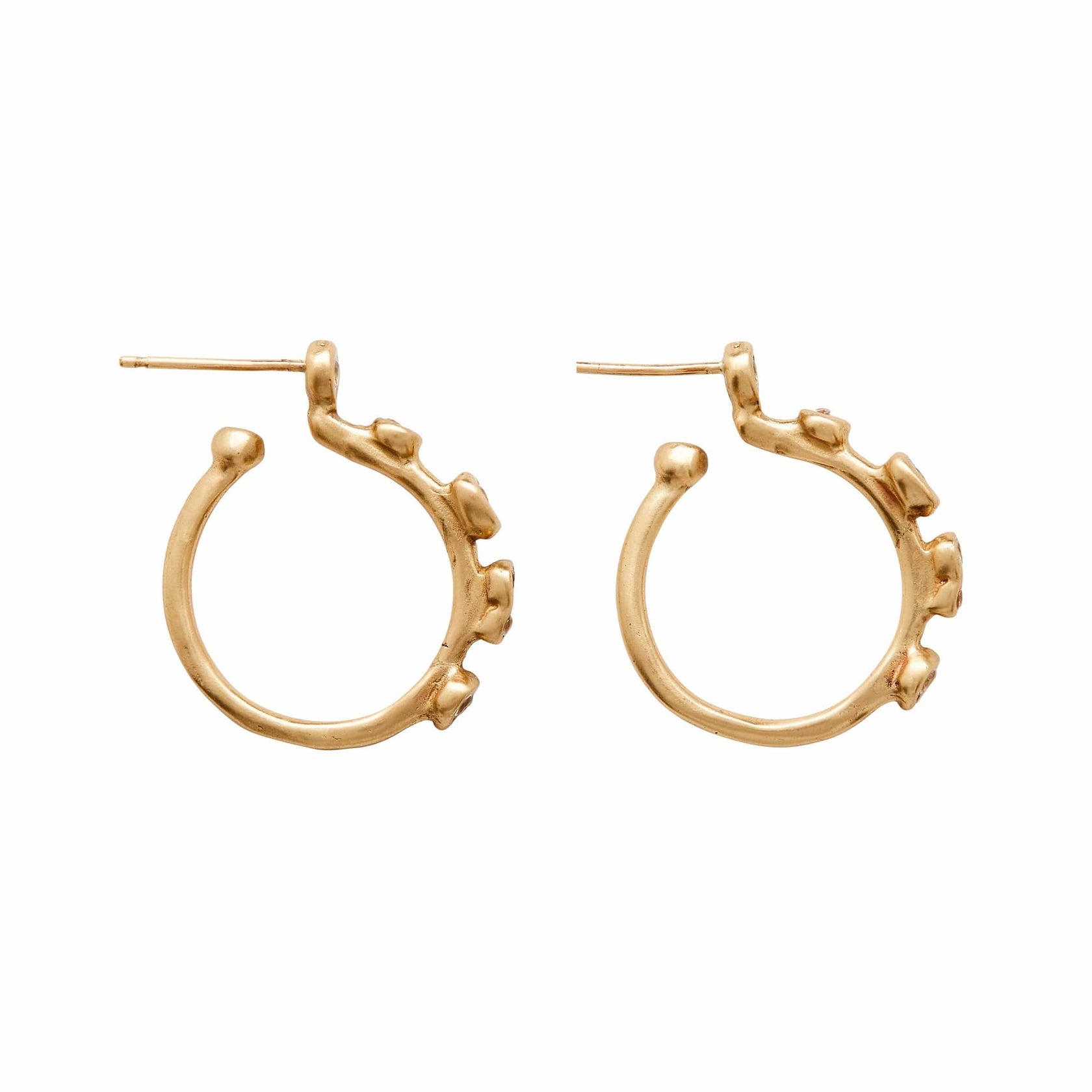 Delta Bronze Hoop Earrings
