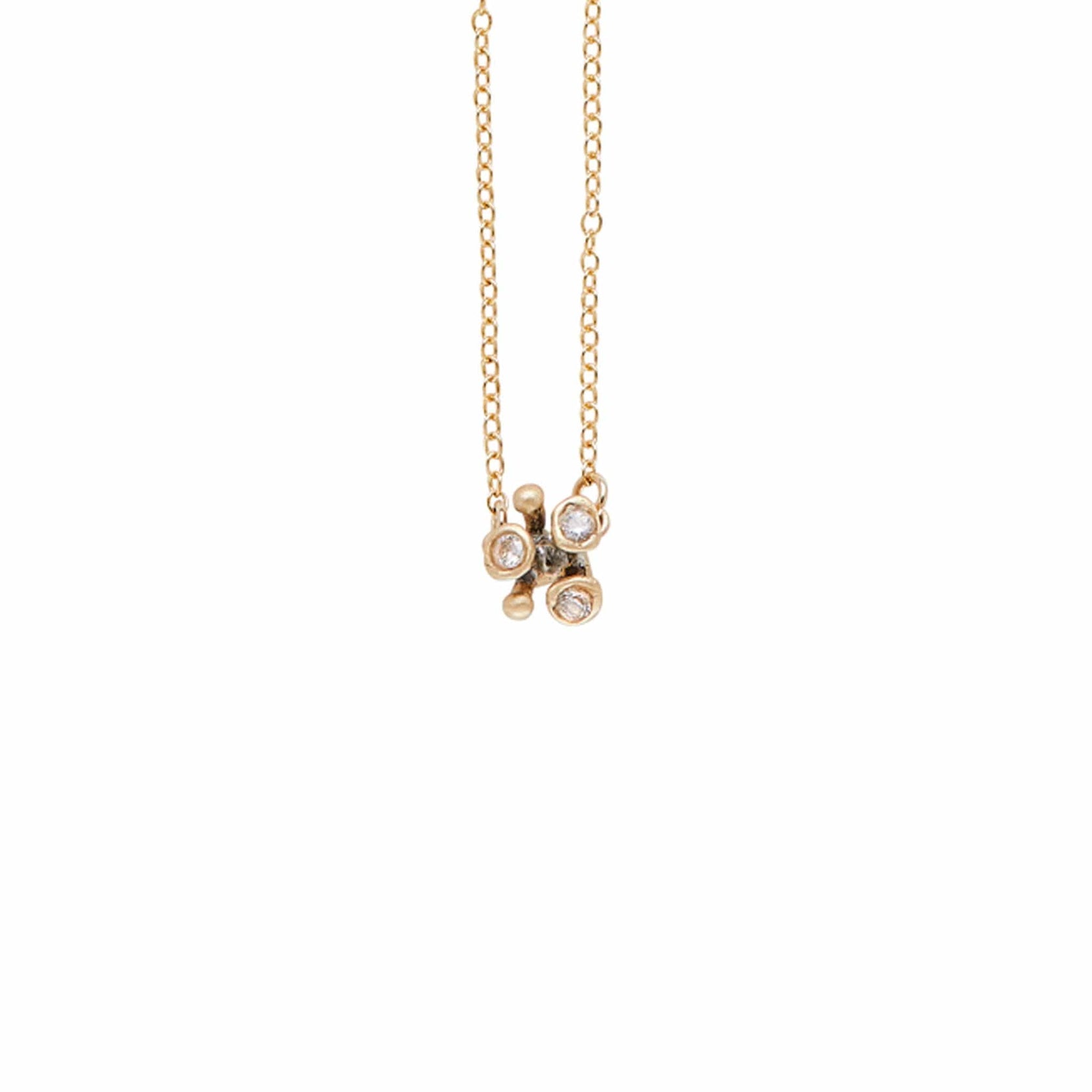 Blossom Bronze Pendant Necklace