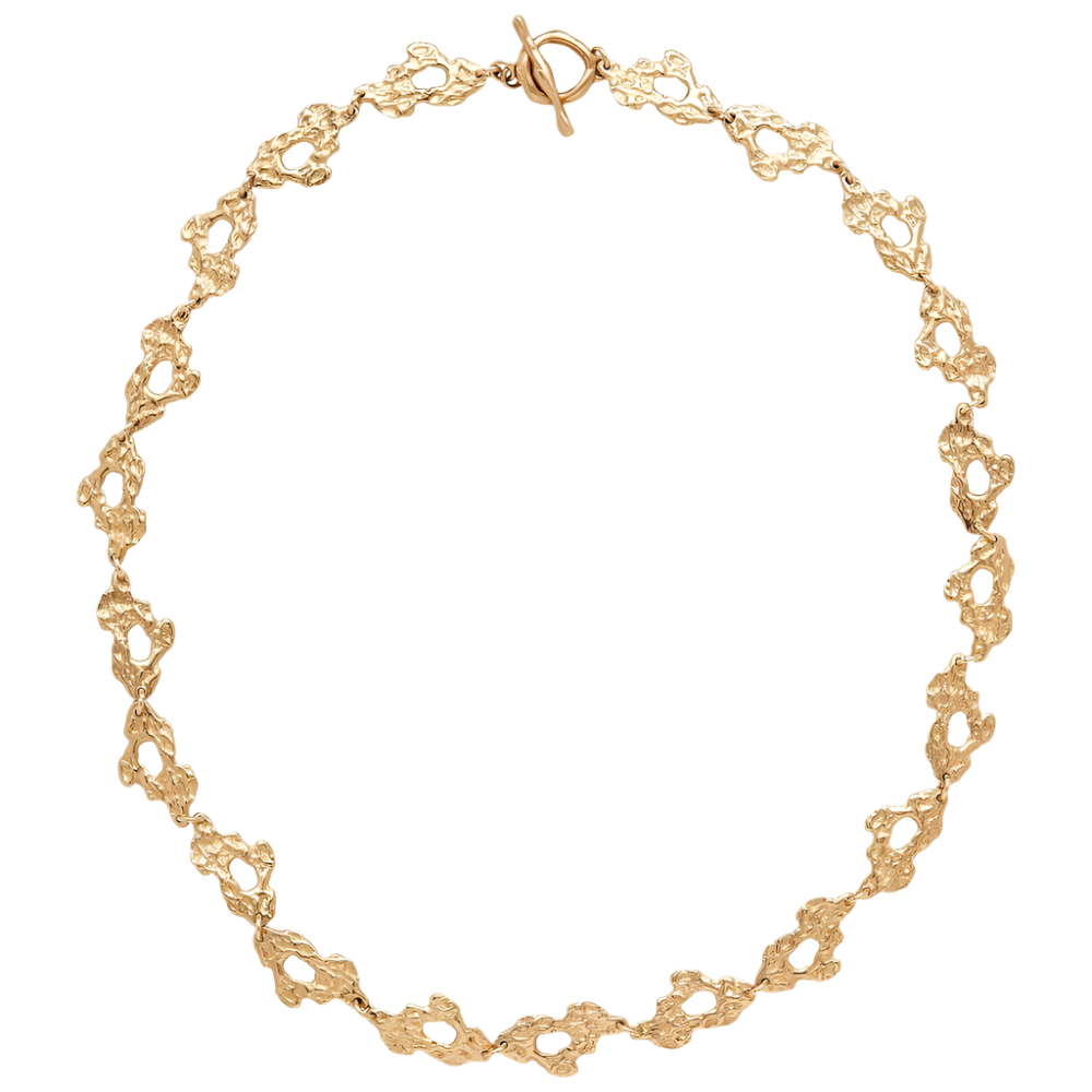 Petite Reef Bronze Link Necklace