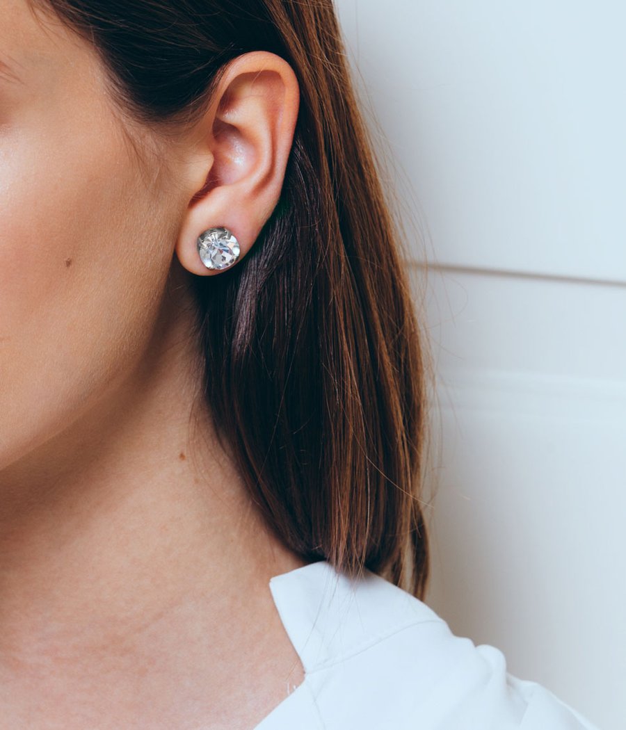 Kaylee Studs in Light Sapphire