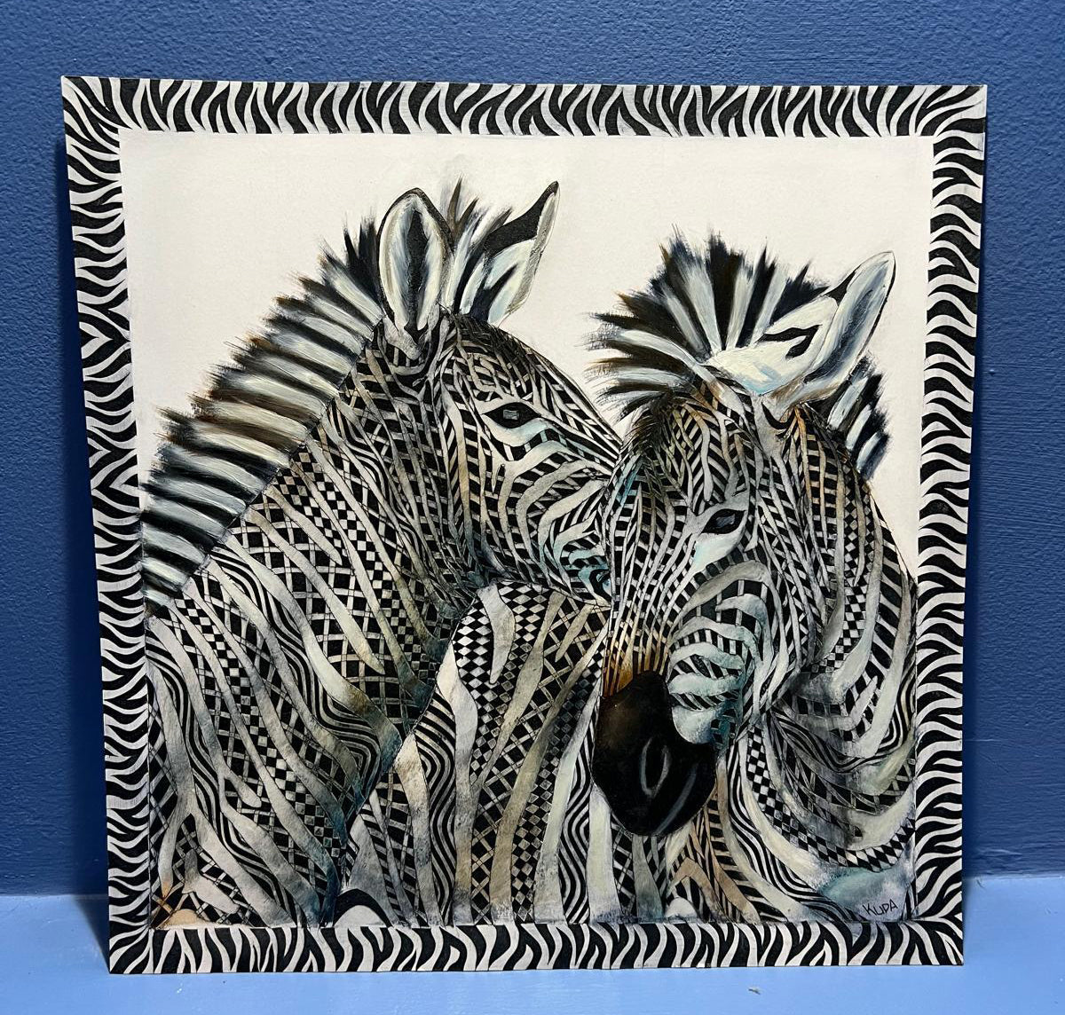 Whispering Zebras Silk Scarf