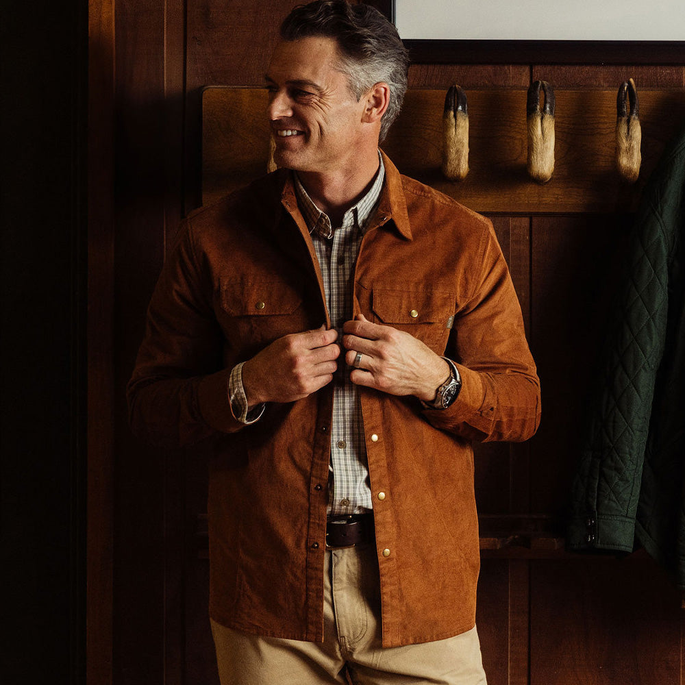 TSG Cottonwood Cord Shirt in Cedar