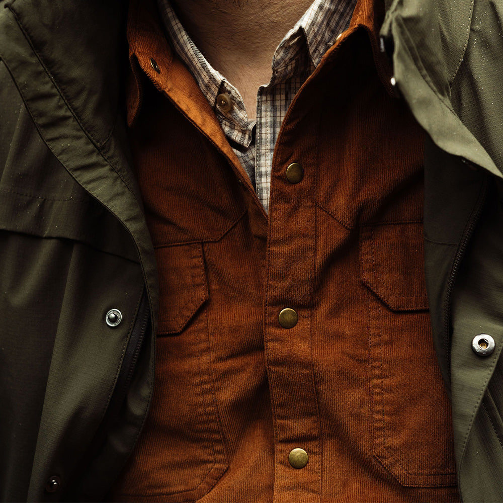 TSG Cottonwood Cord Shirt in Cedar