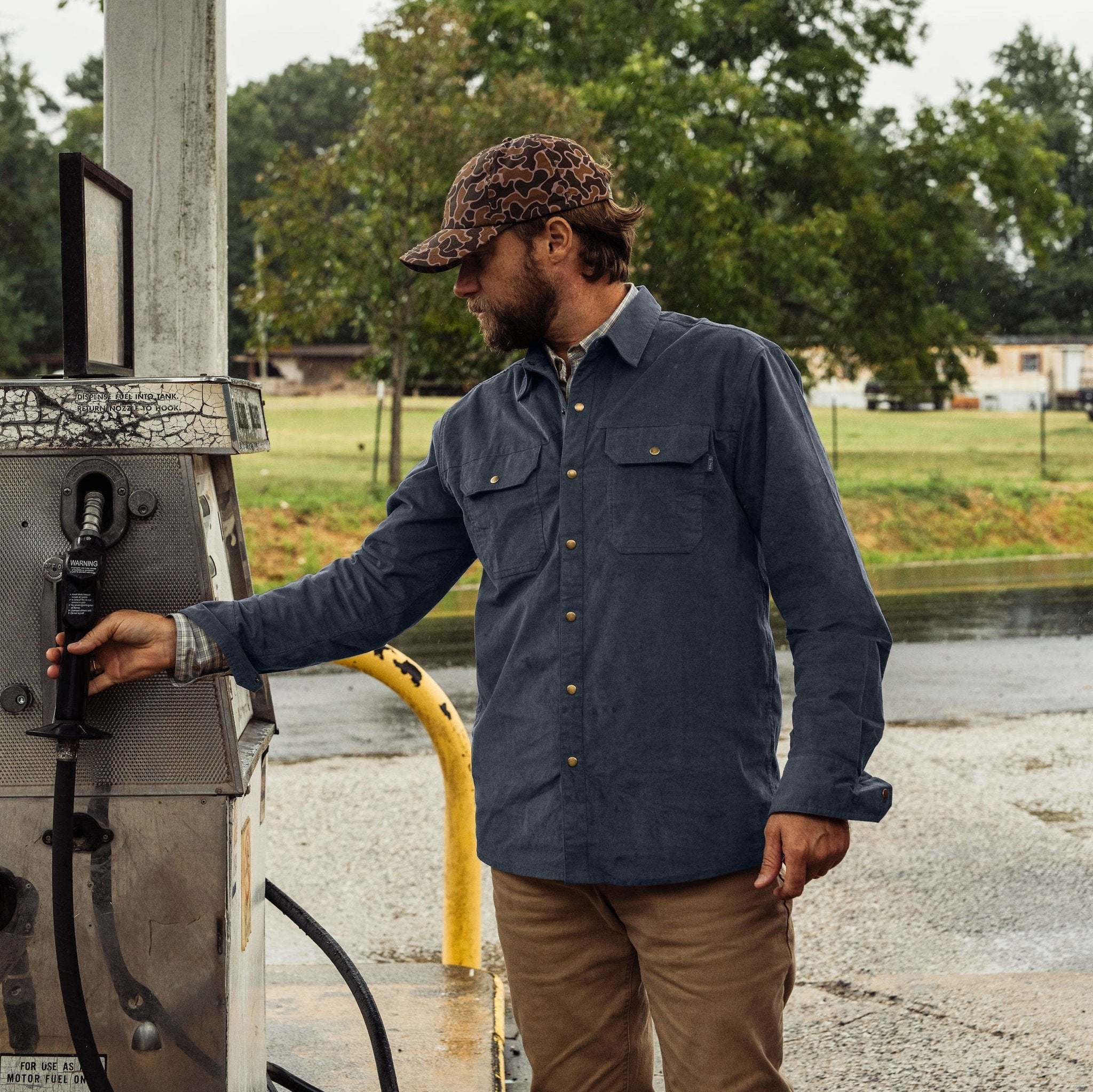 TSG Cottonwood Cord Shirt in Midnight