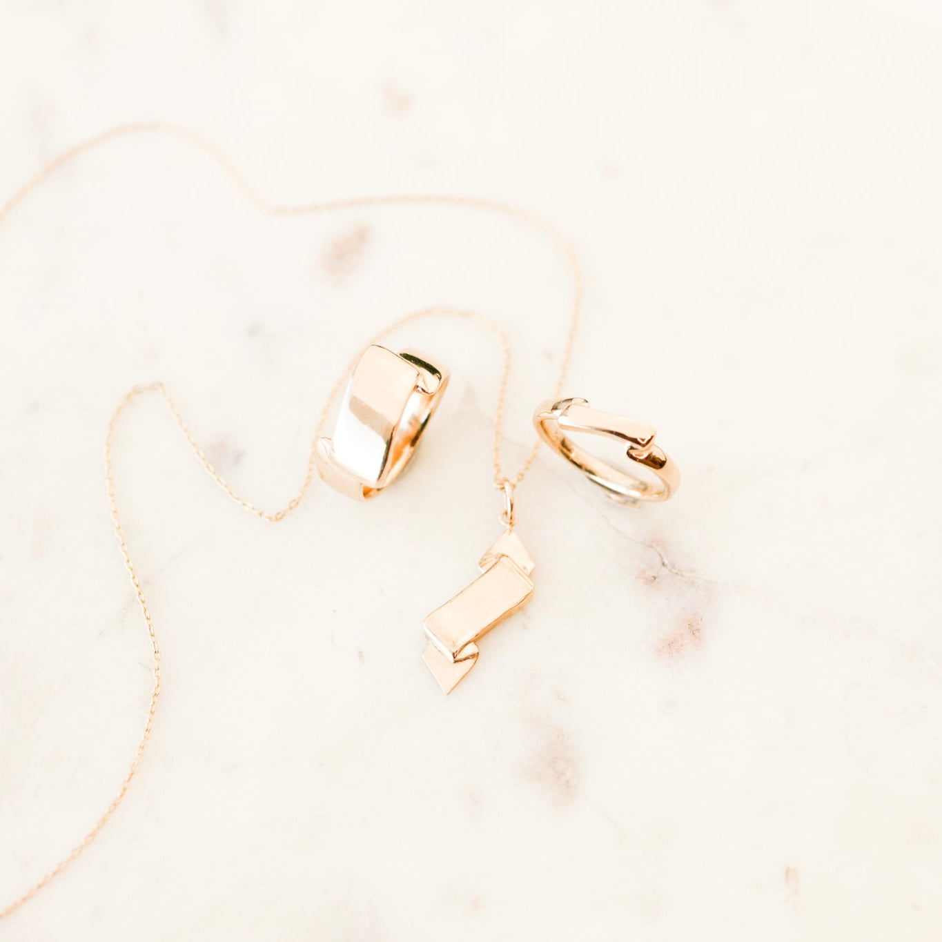 Wide Ribbon Ring