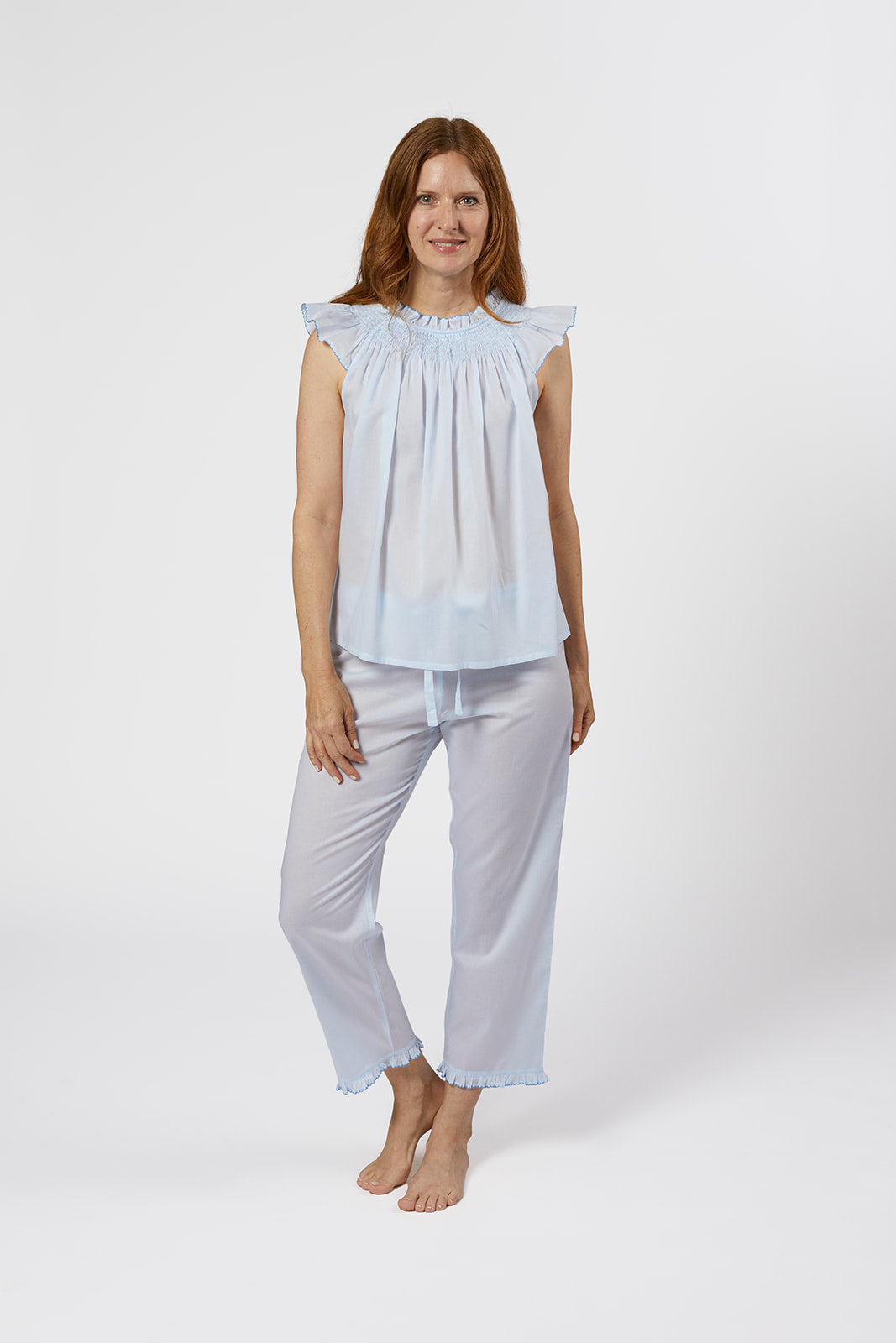 KATY LONG COTTON PAJAMAS