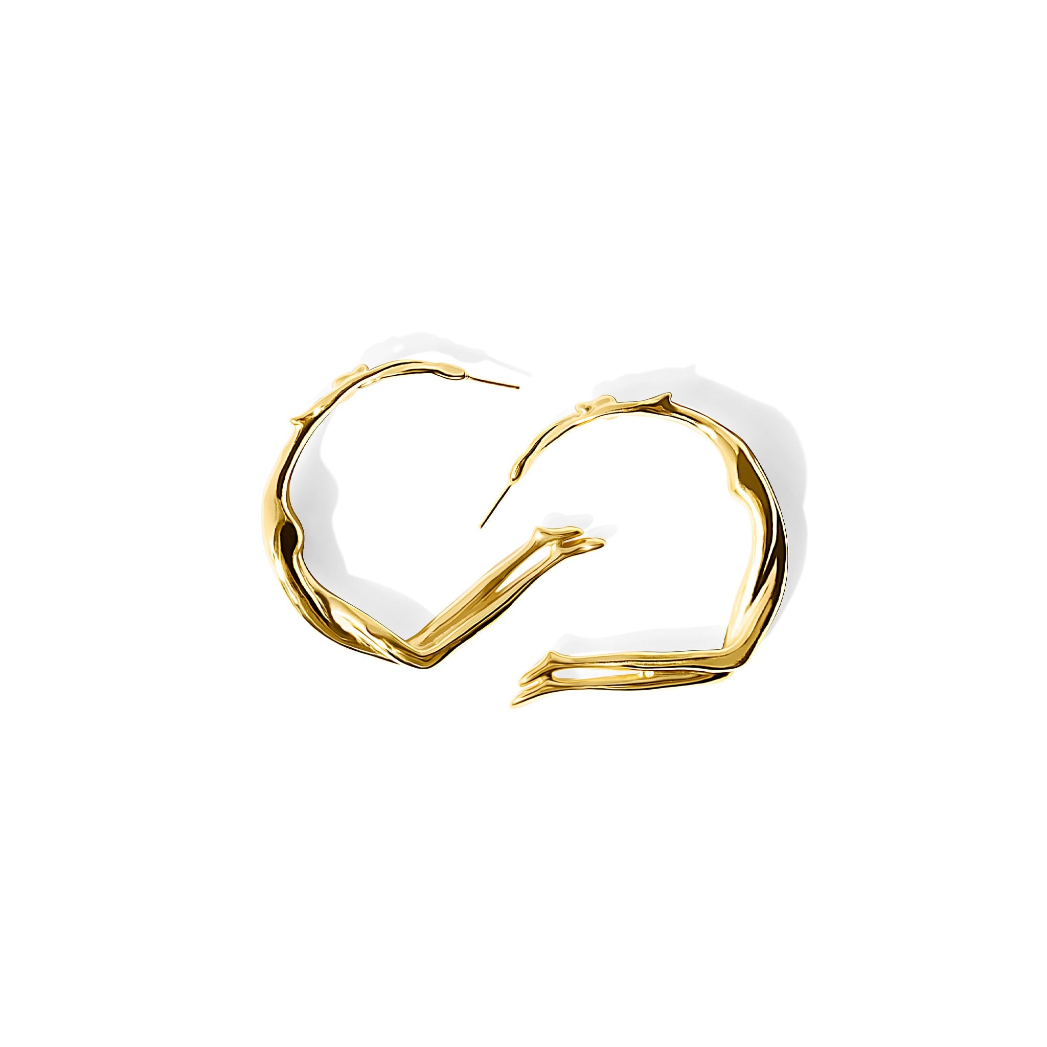 Gold Scarlett Small Hoops