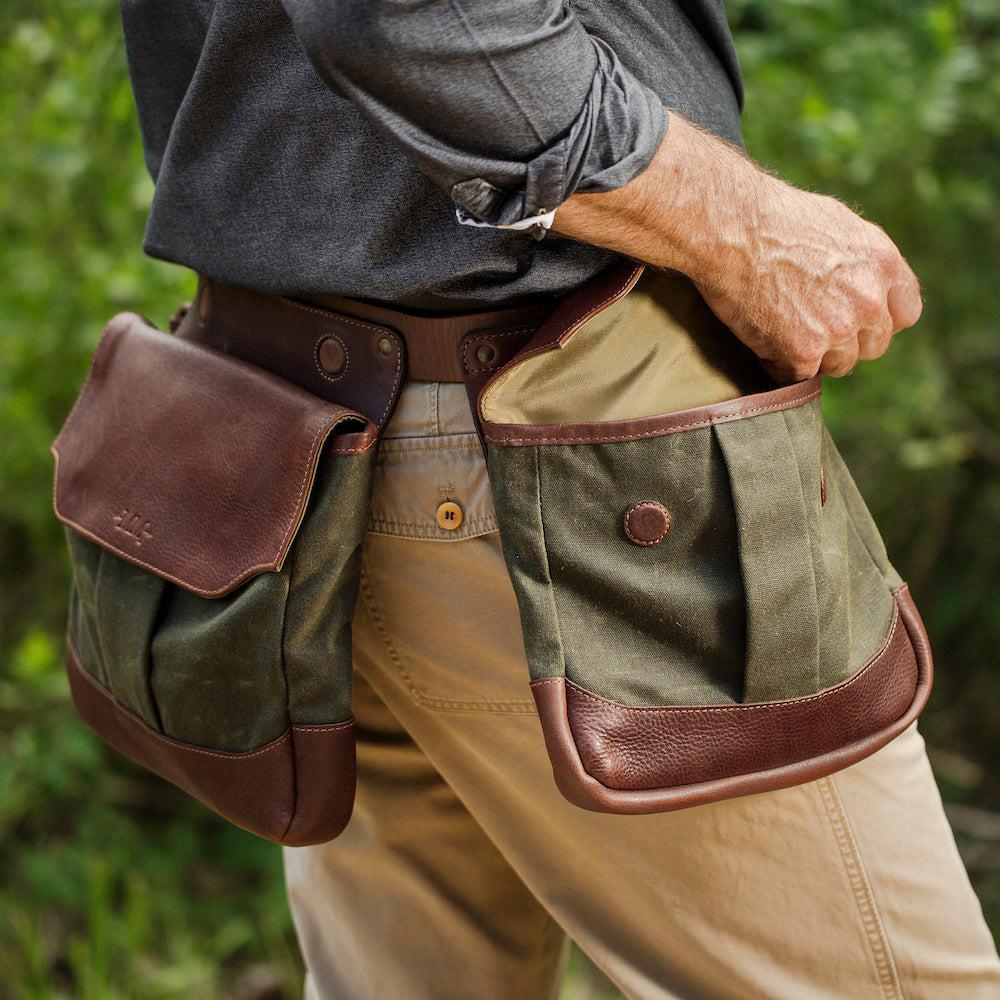 White Wing Waxed Canvas Bird Bag Trio