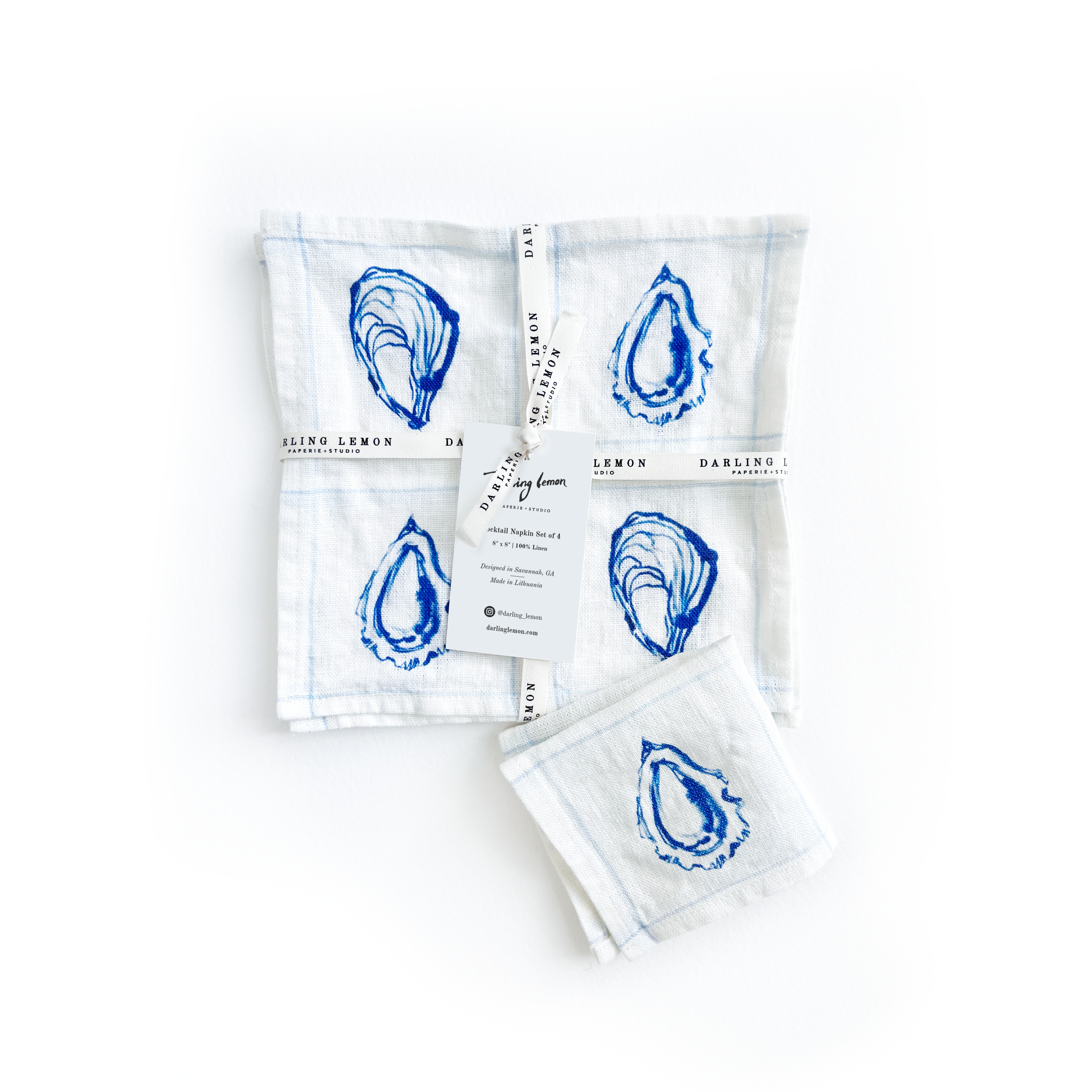 Oyster Cocktail Napkins