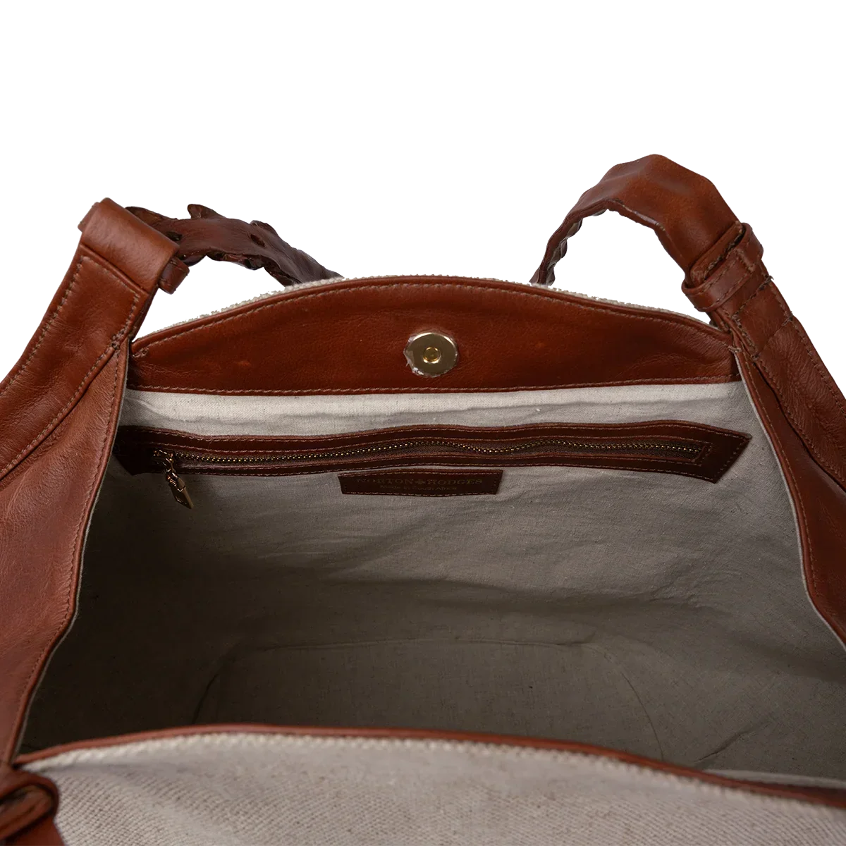 Petite Mont Rochelle Tote in Natural with Crocodile Tail Accent