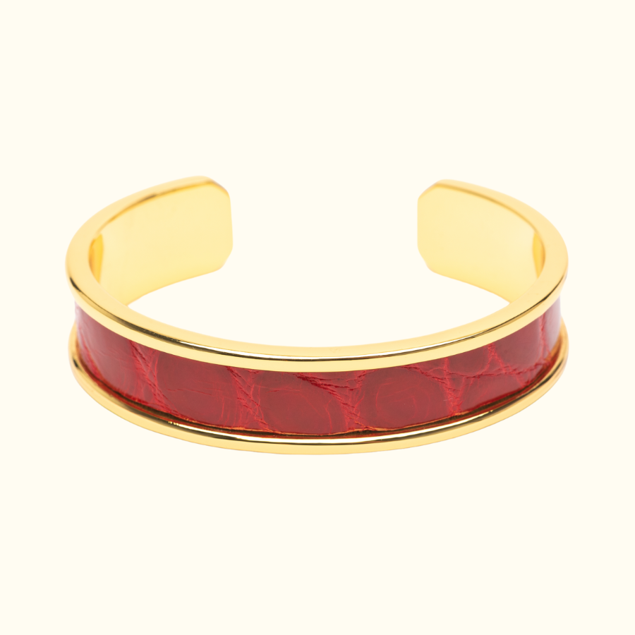 Roubaix Collection Remy Stackable Alligator Bracelet in Gold