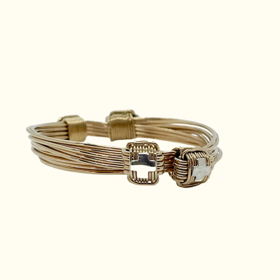 Safari Four Knot Bracelet in Silver