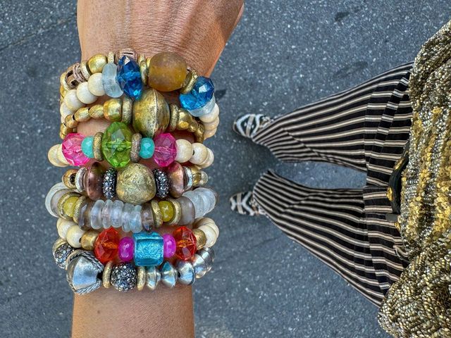 Metal Single Stack Bracelet | Mixed Metal