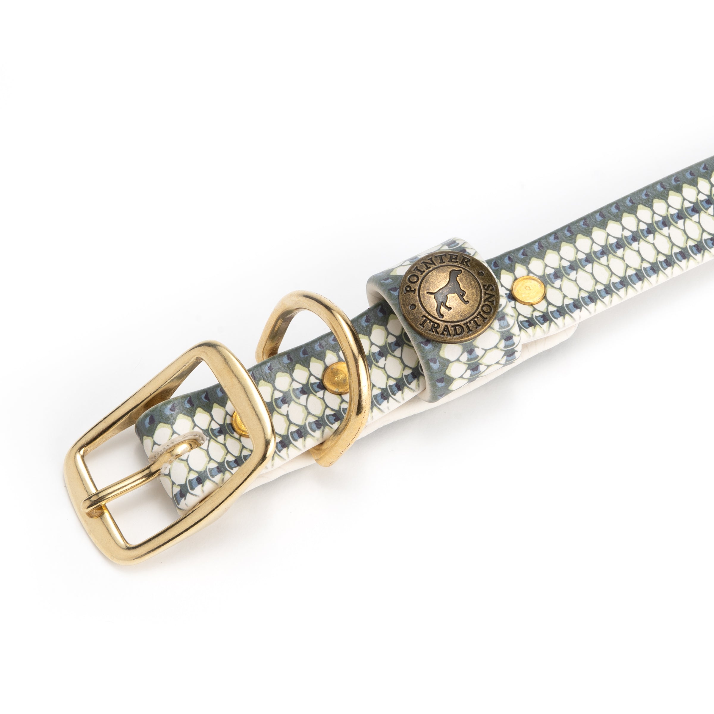 G&G x Pointer Traditions Striped Bass Sporting Dog Collar