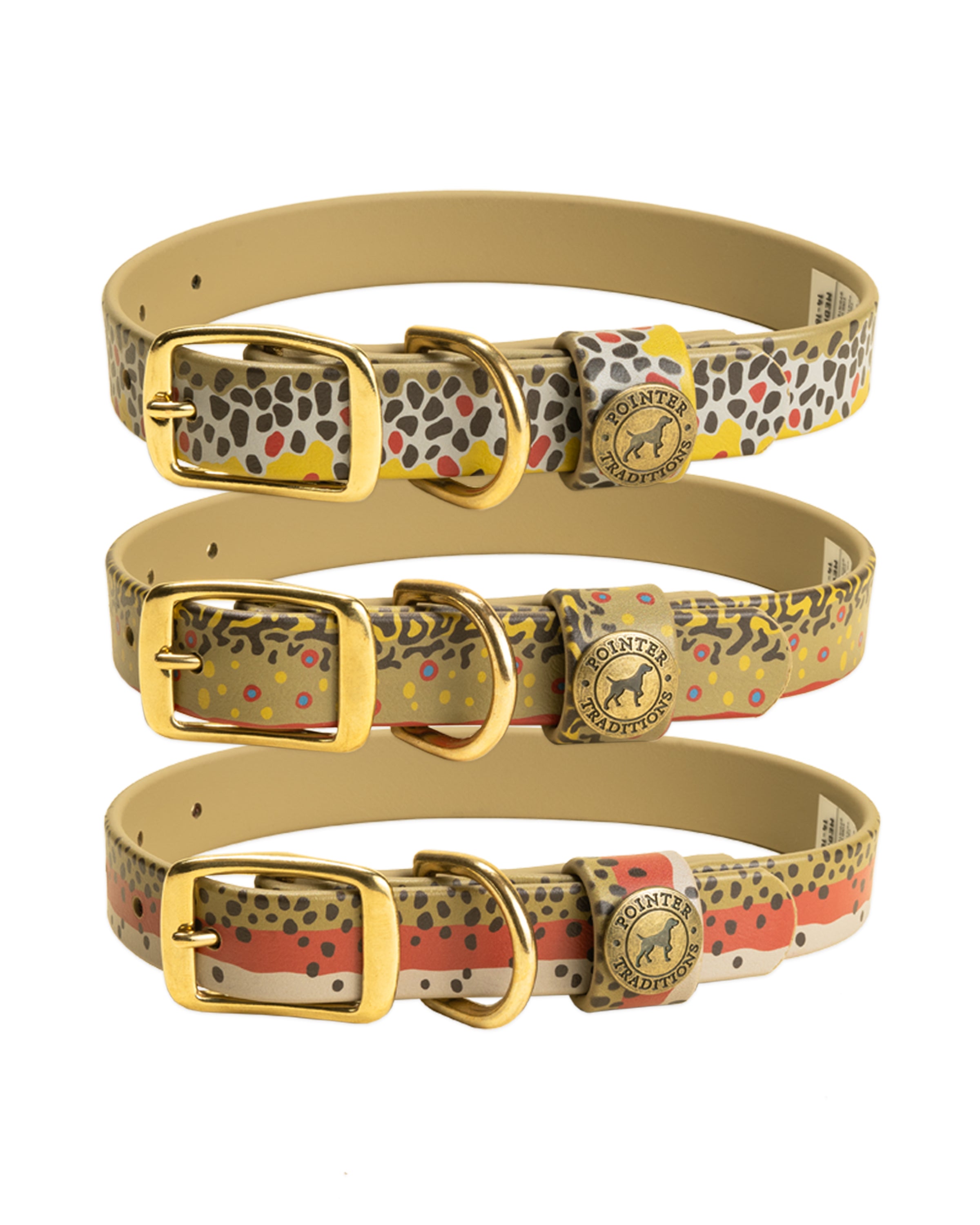 Trout Pattern Sporting Dog Collar
