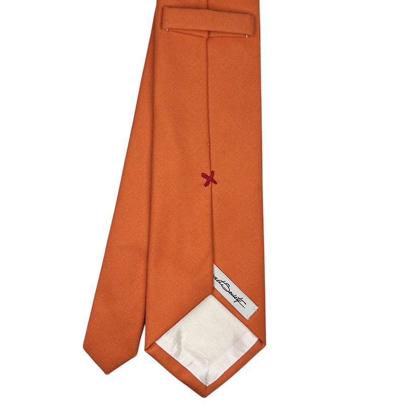 Persimmon Cotton Canvas Tie