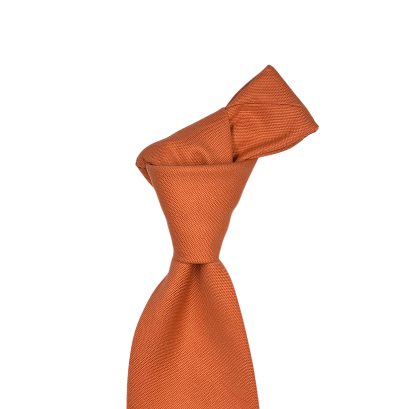 Persimmon Cotton Canvas Tie