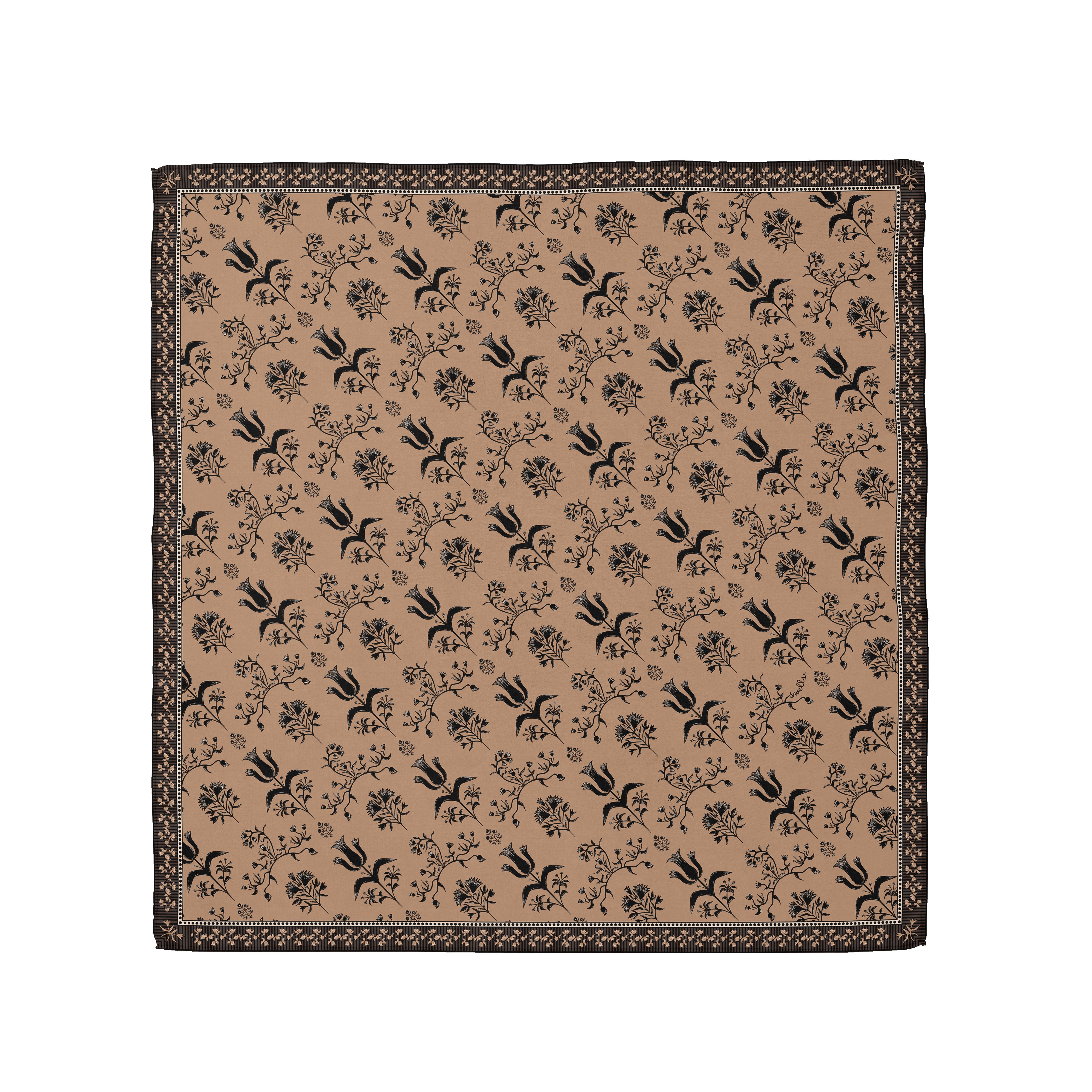 Pepper Block Print Scarf