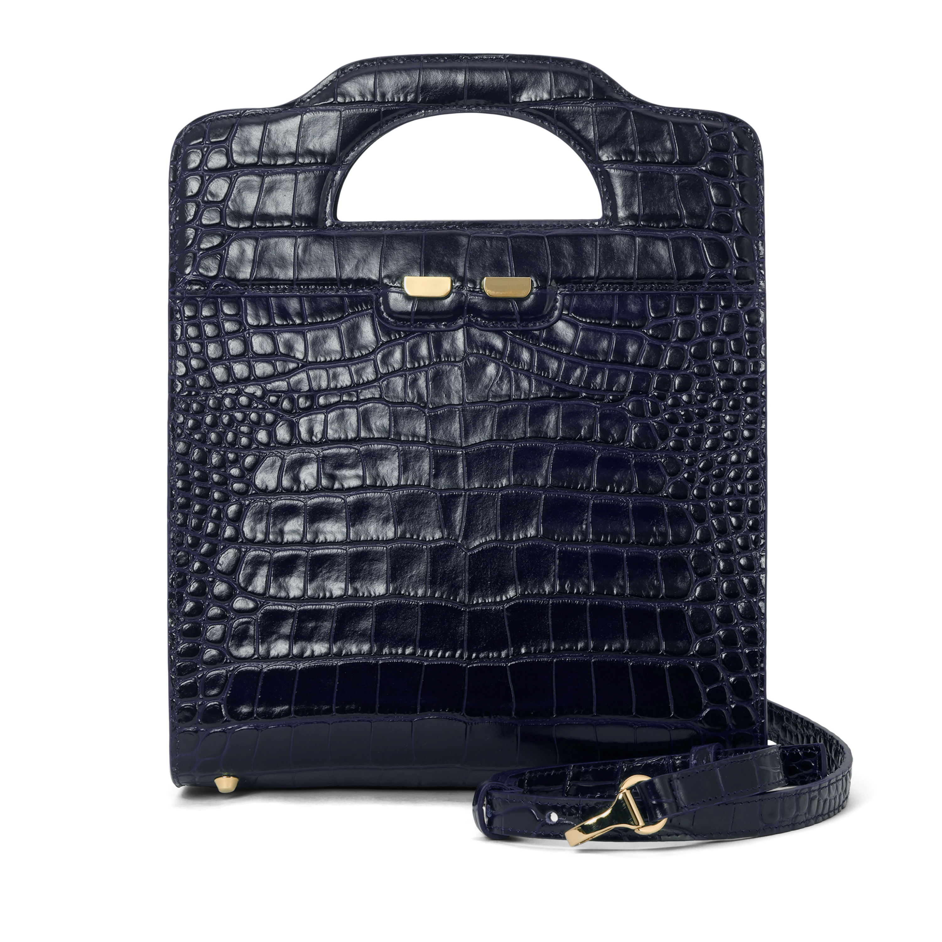 The Louise in Navy Croc