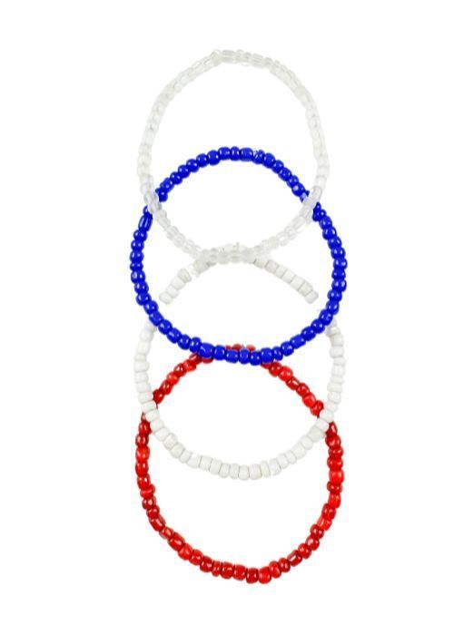 Simple Seed Bracelet Set | Americana