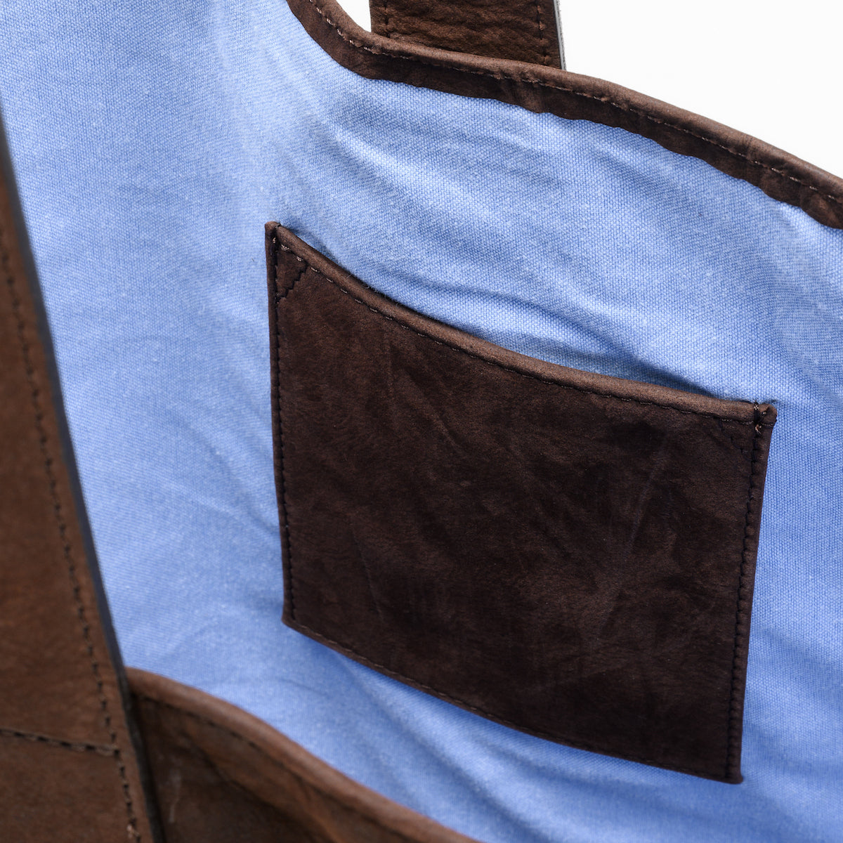 Reclaimed Tote- Griffin Chocolate
