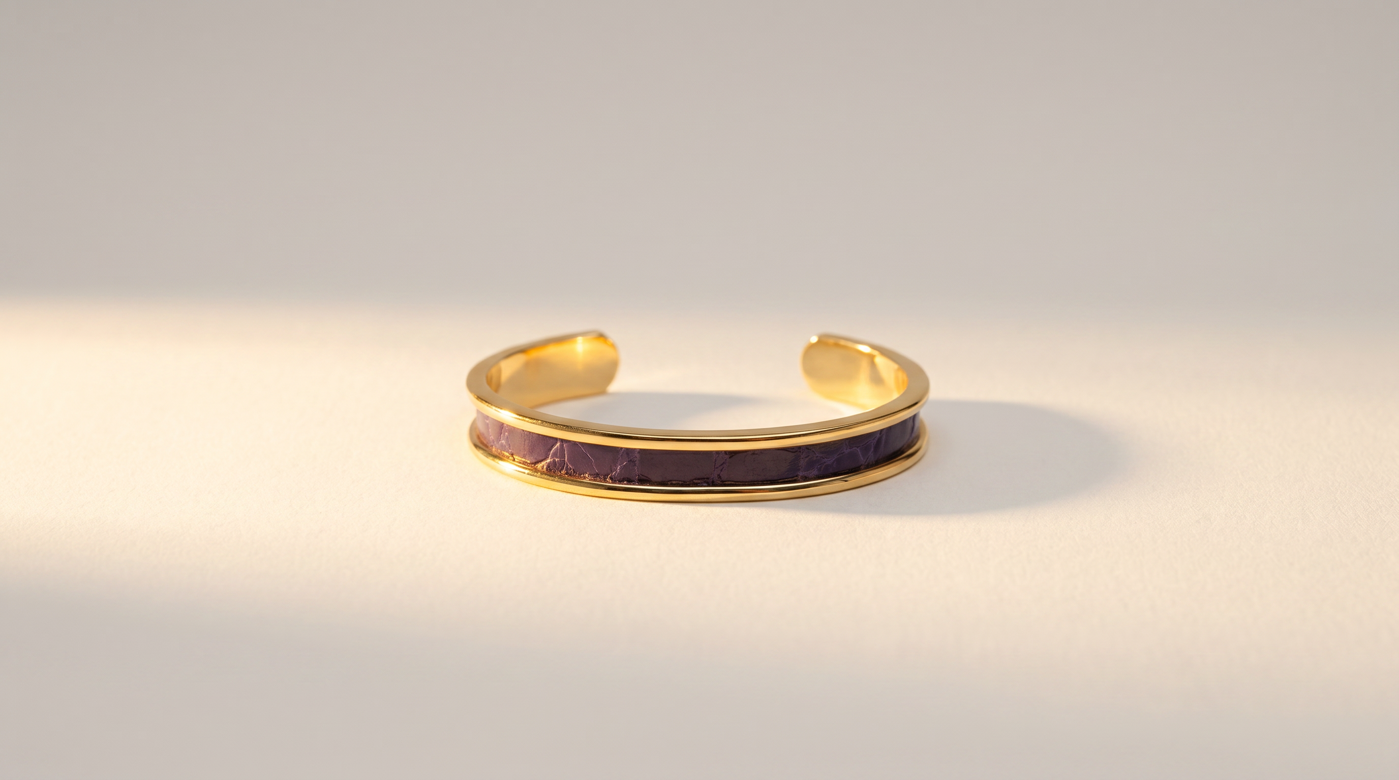 Roubaix Collection Remy Stackable Alligator Bracelet in Gold