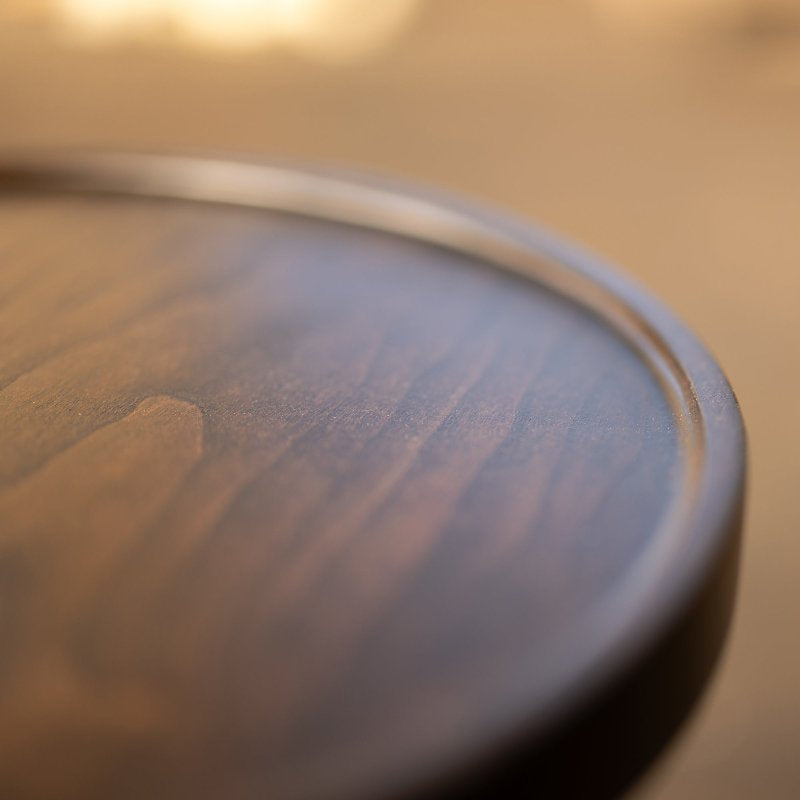 Dovetail Sofa Table | Modern Round C-Side C-Table Pull Up
