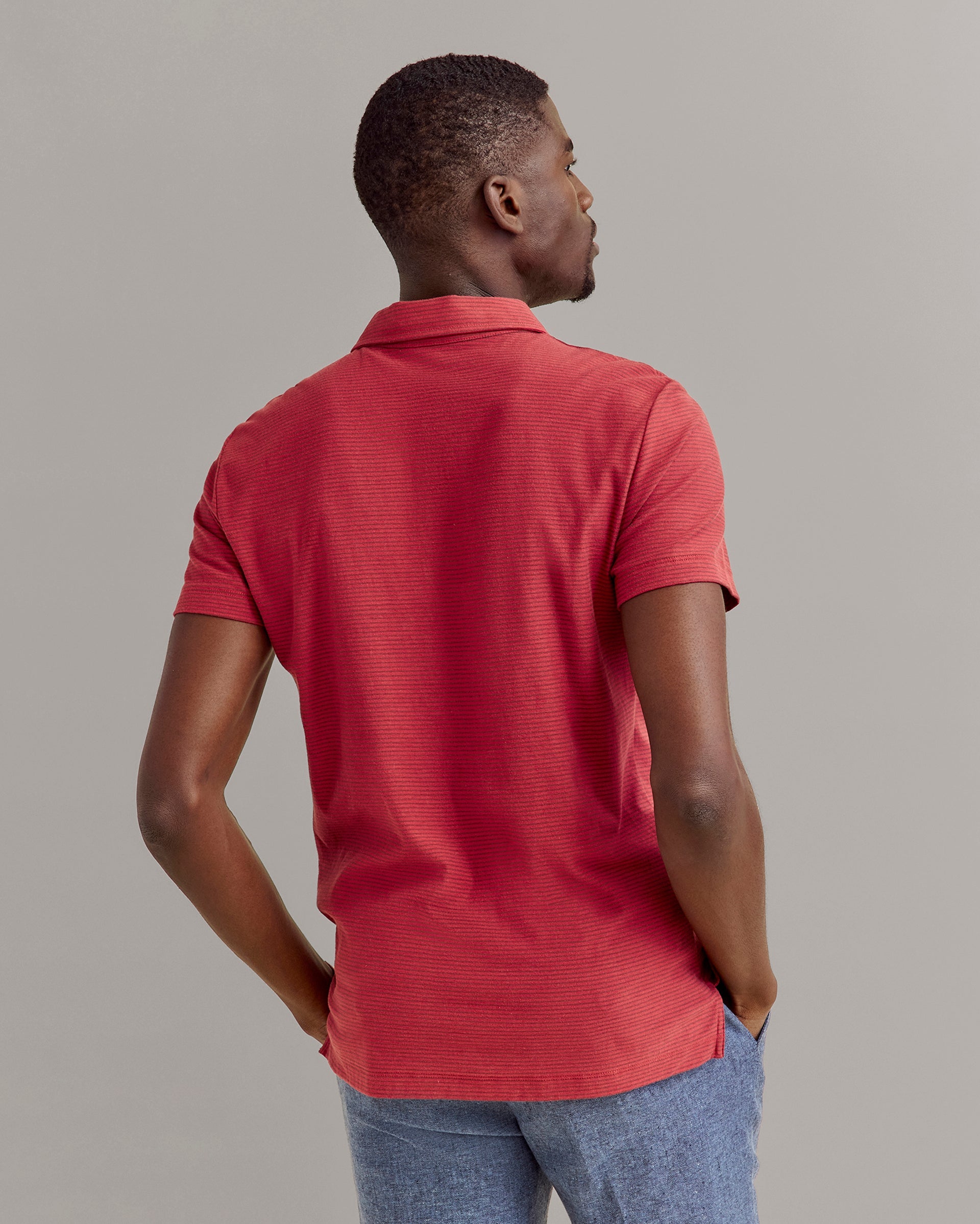 Stripe Pensacola Polo Shirt