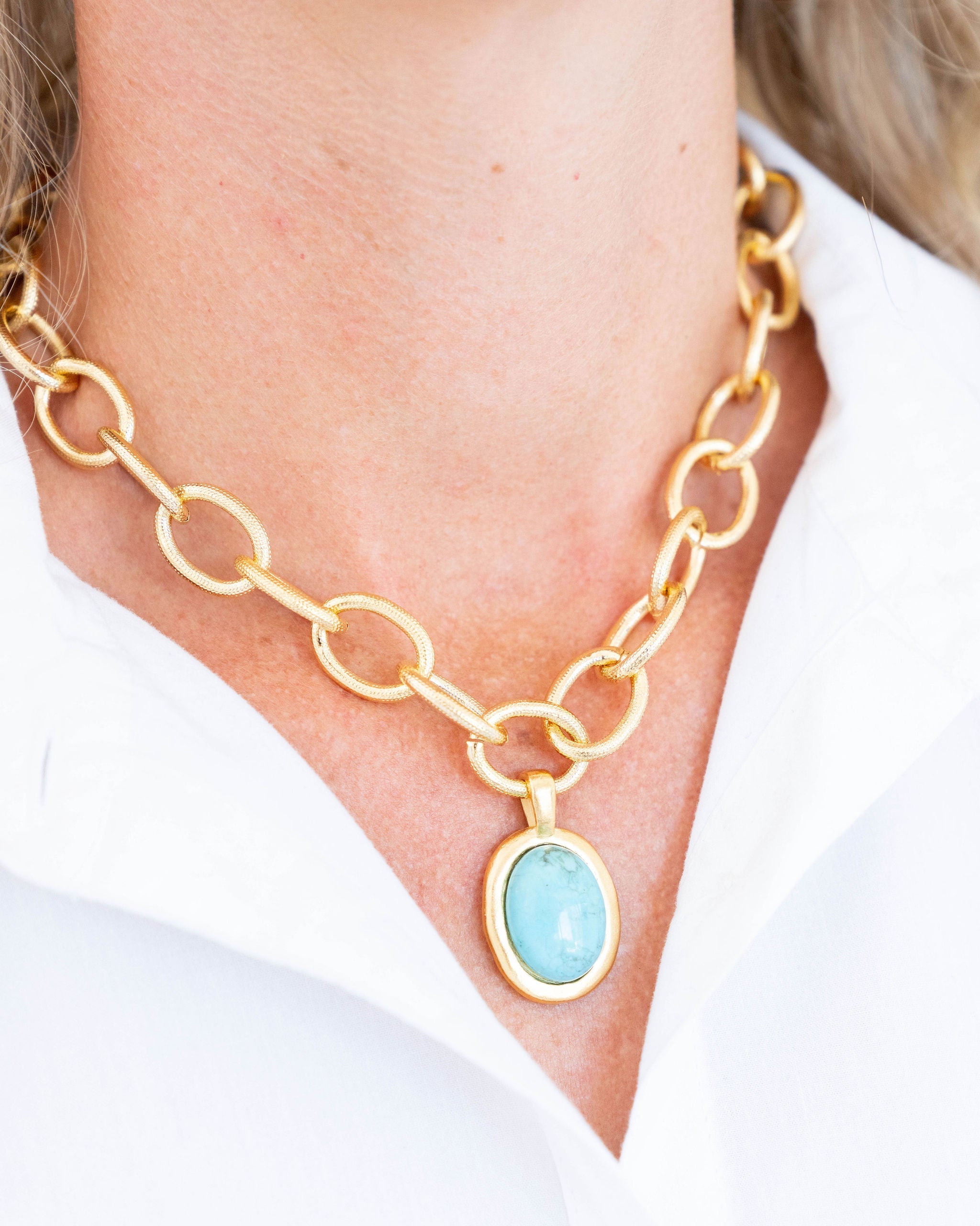 Caroline Loop Chain Necklace