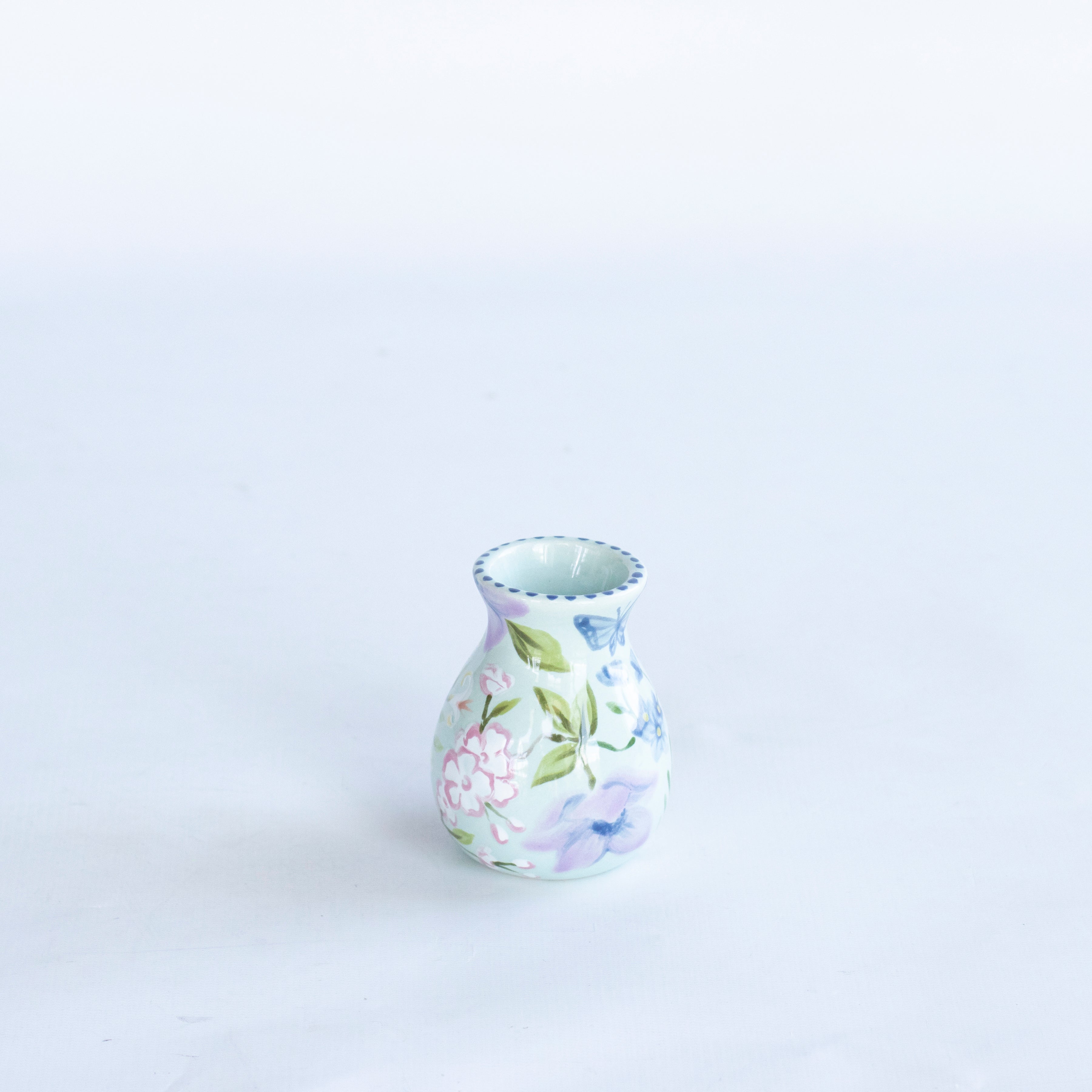 Southern Chinoiserie Posy Bud Vase