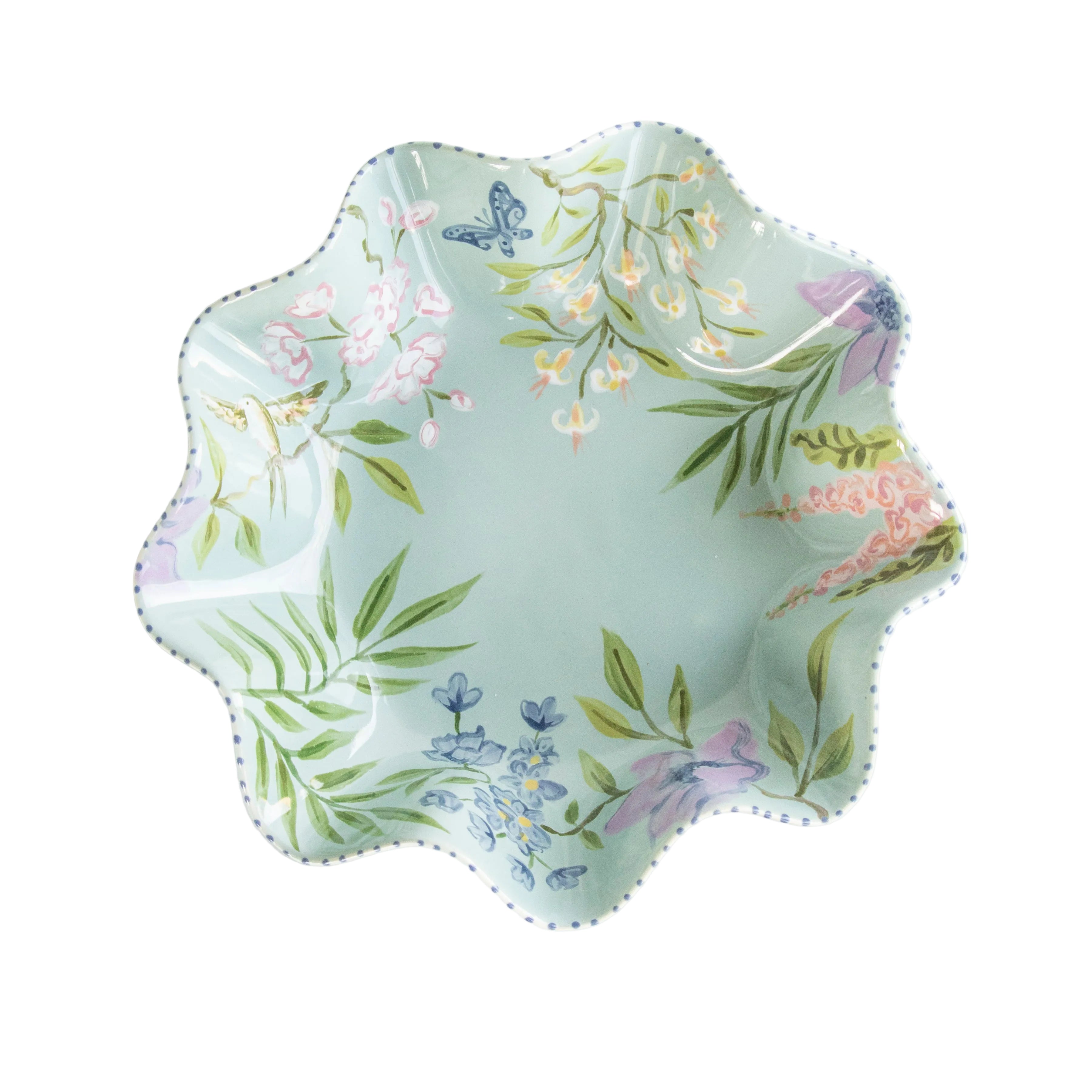 Allora Southern Chinoiserie Wavy Bowl