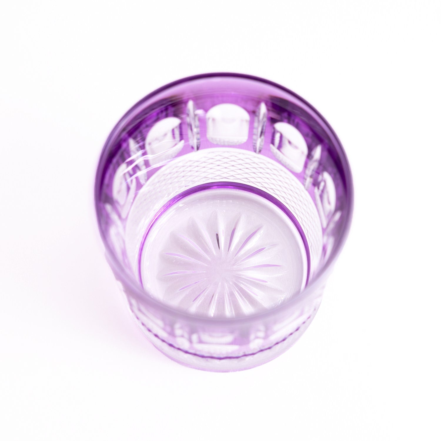 The Bohemian Crystal Tumblers - Set of 2 Light Purple