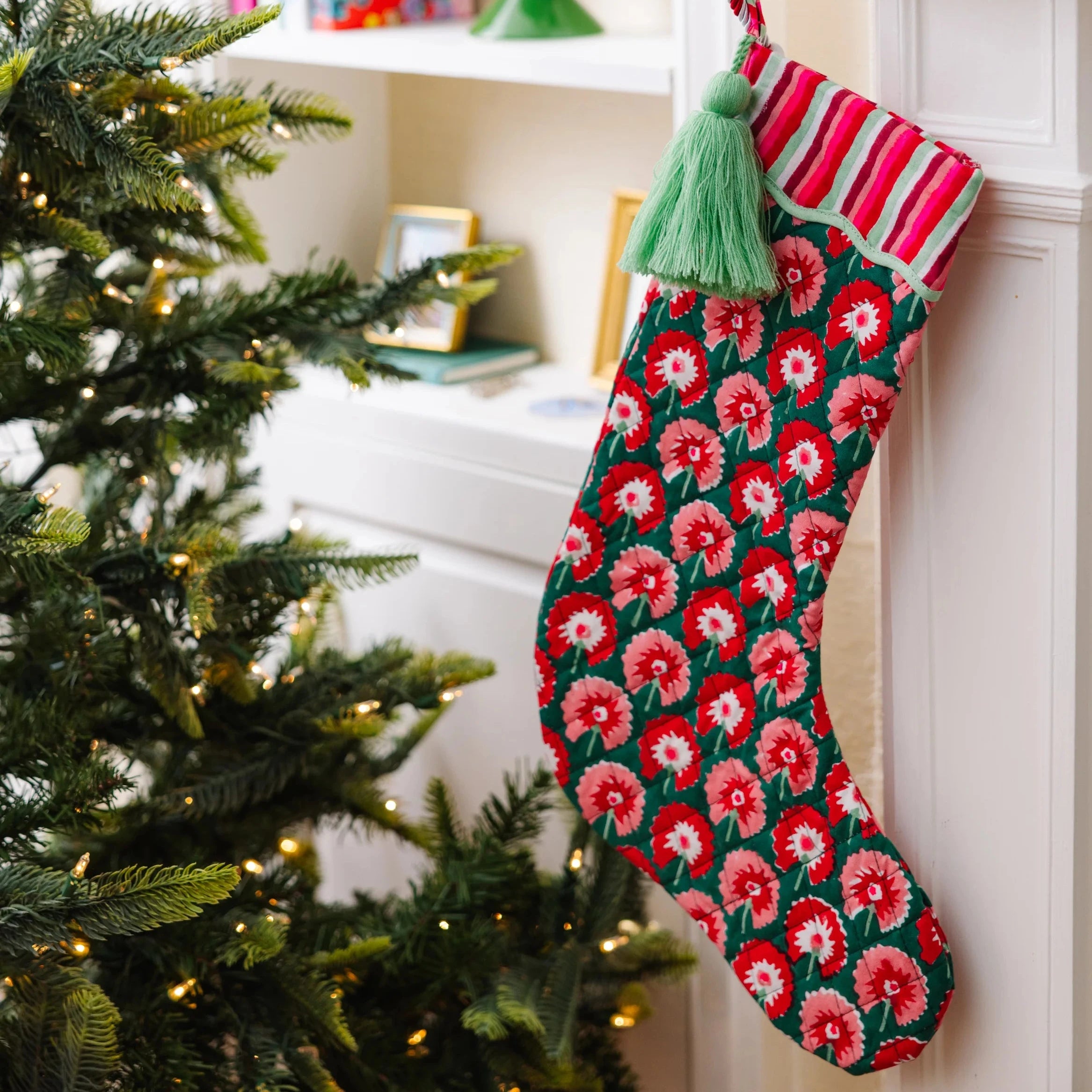 Block Print Stocking