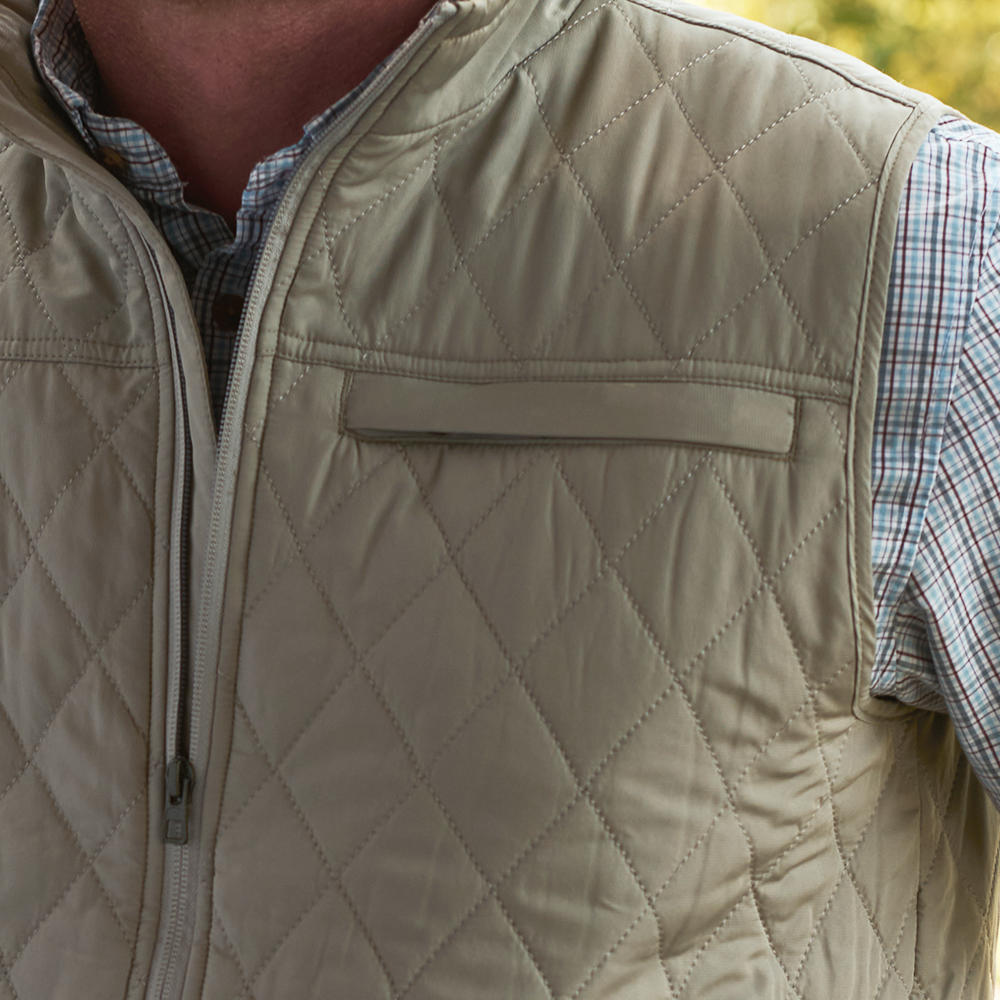 TSG Highland Quilted Vest in Iron