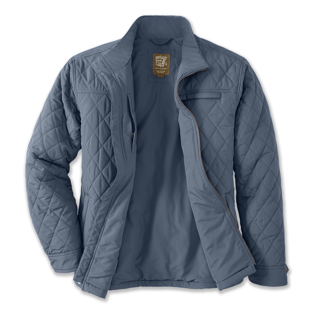 TSG Highland Quilted Jacket in Slate