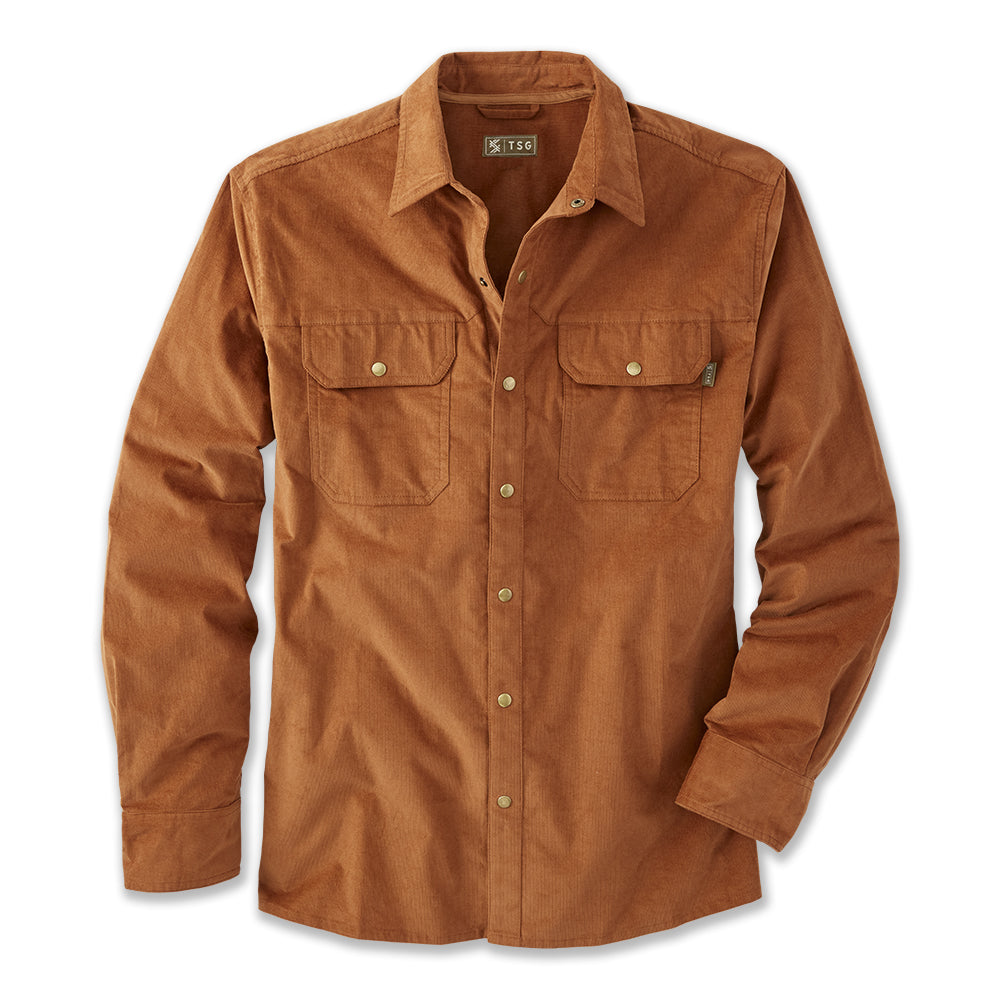 TSG Cottonwood Cord Shirt in Cedar