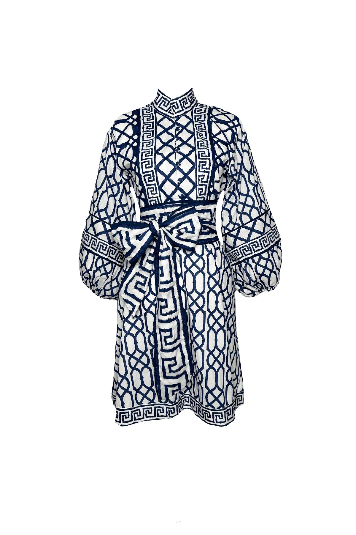 SUE SARTOR Flounce Shorty | Navy Bamboo