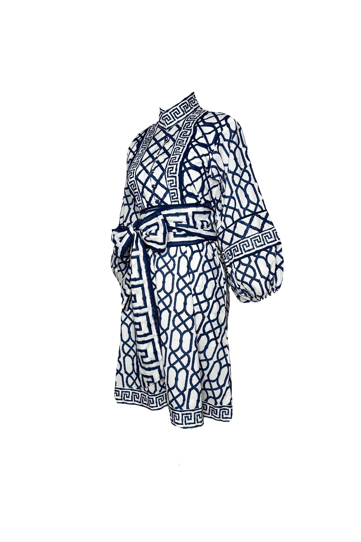 SUE SARTOR Flounce Shorty | Navy Bamboo