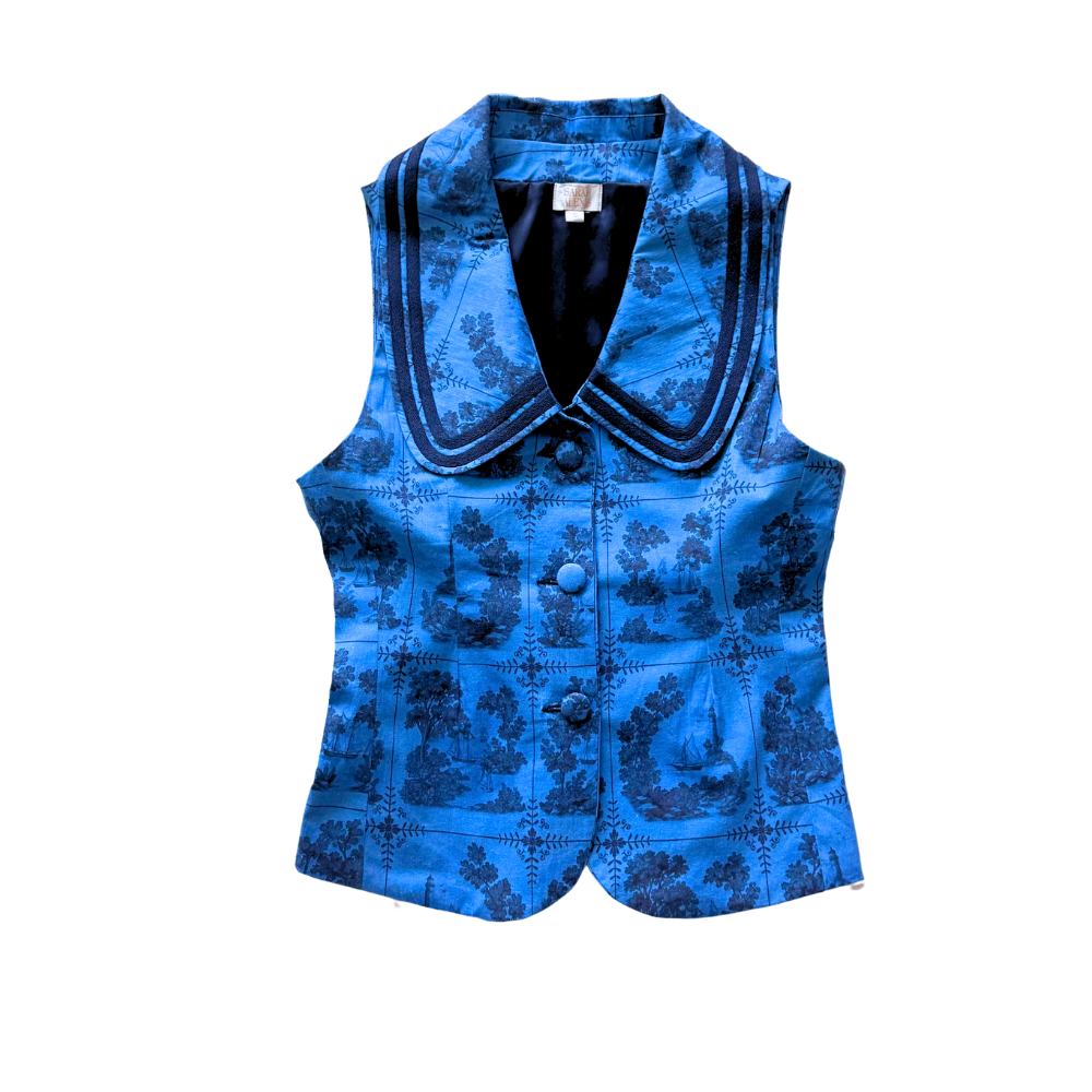 Elizabeth Vest - Dark Blue Sailor's Tile